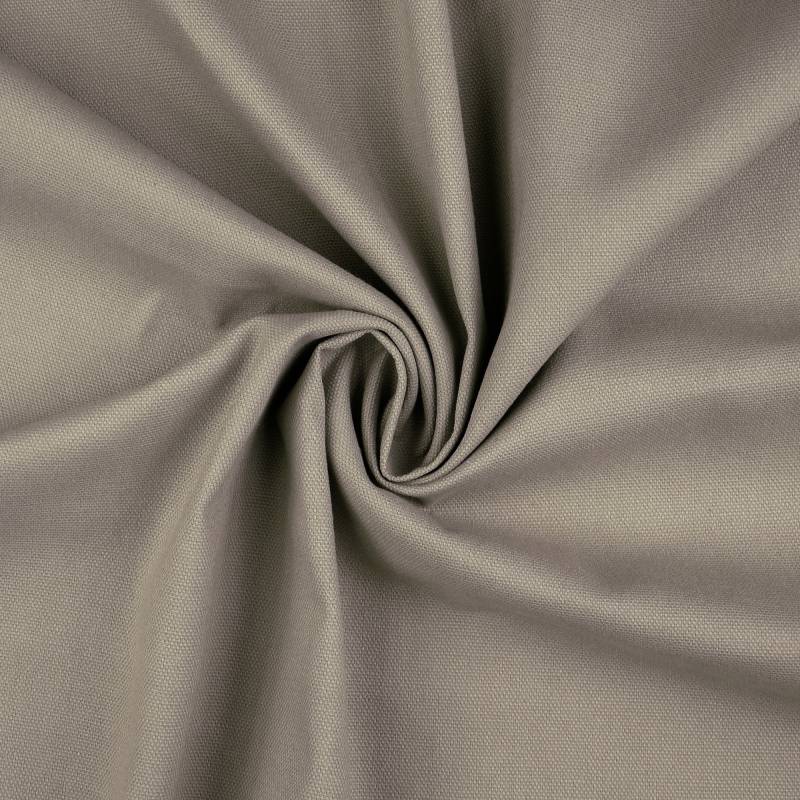 Dekostoff Canvas Stoff uni, graubeige von Stoffe Hemmers