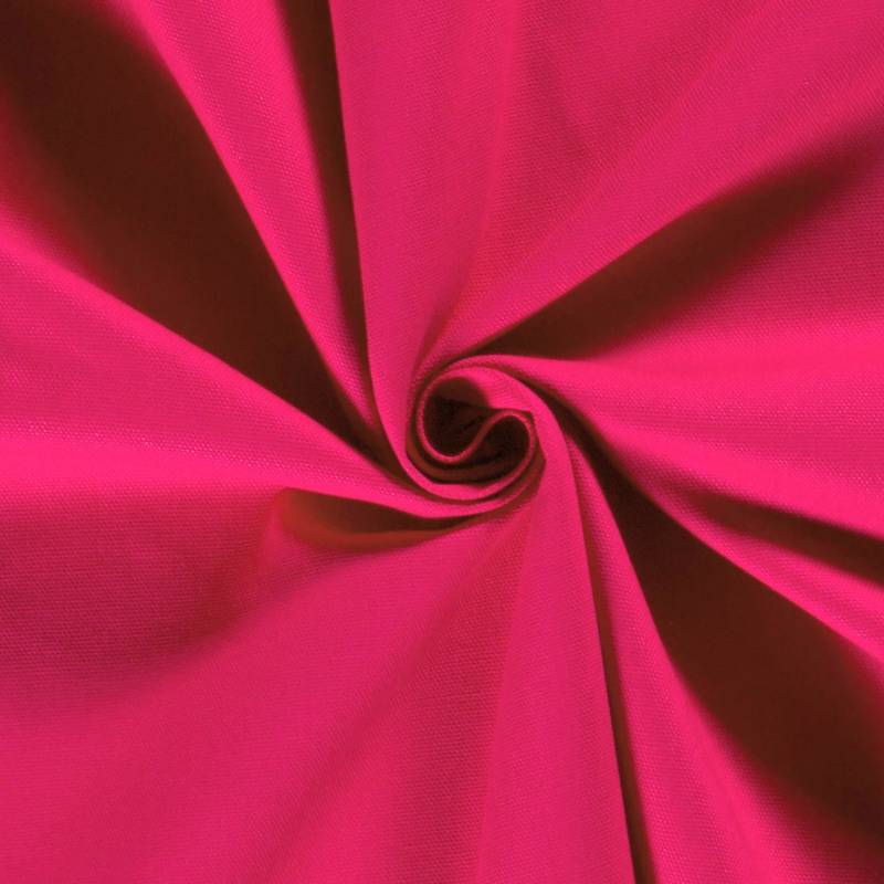 Dekostoff Canvas Stoff uni, pink von Stoffe Hemmers