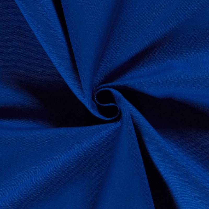 Dekostoff Canvas Stoff uni, royalblau von Stoffe Hemmers
