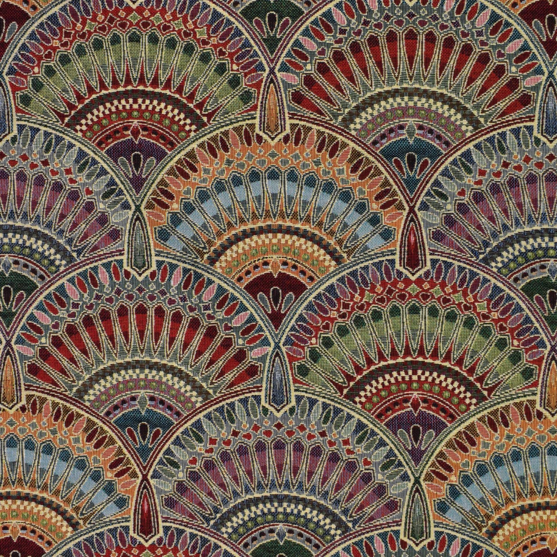 Dekostoff Gobelin Fächer von Stoffe Hemmers