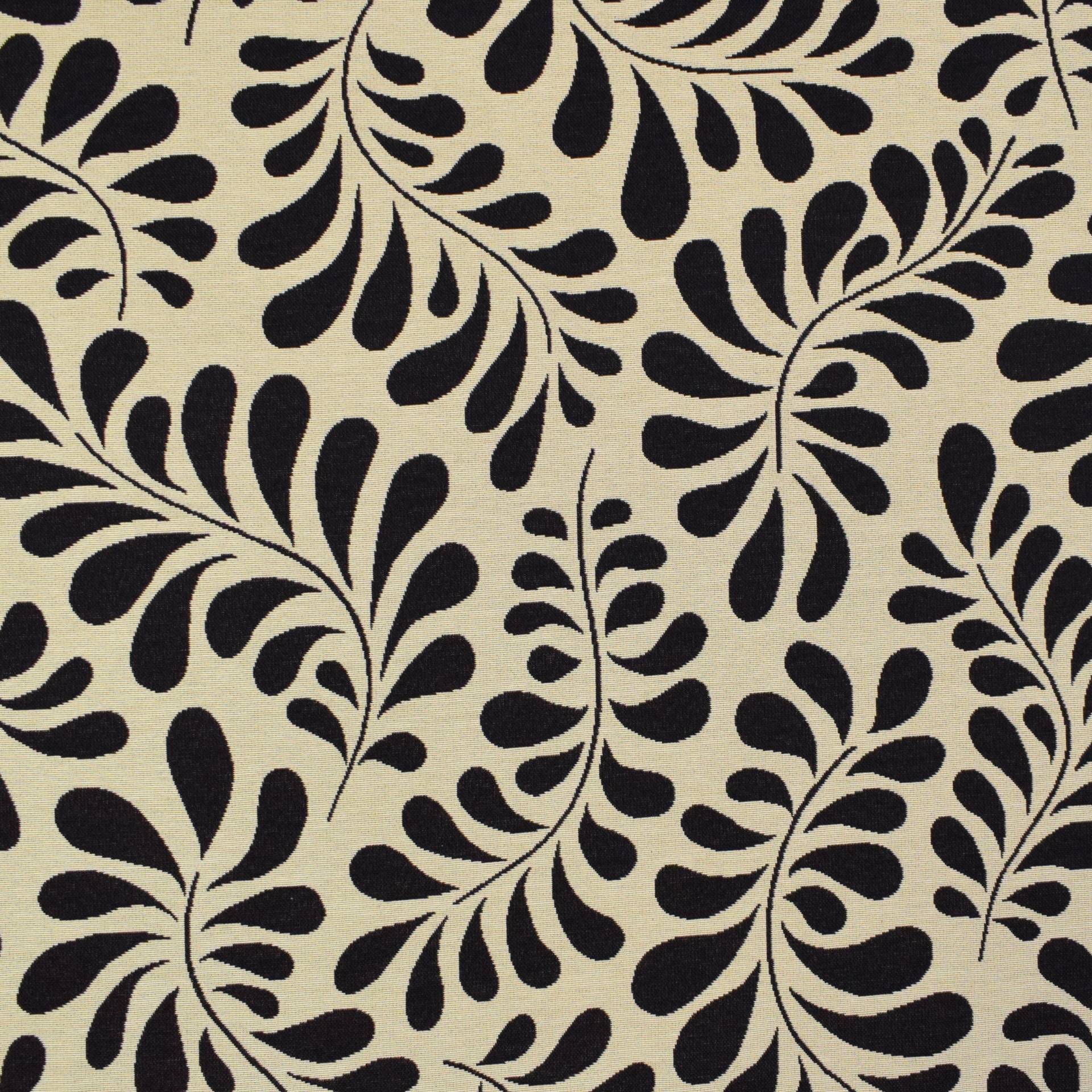 Dekostoff Gobelinstoff Drop Wave Branch, creme Dekostoff Gobelinstoff Drop Wave Branch, creme von Stoffe Hemmers