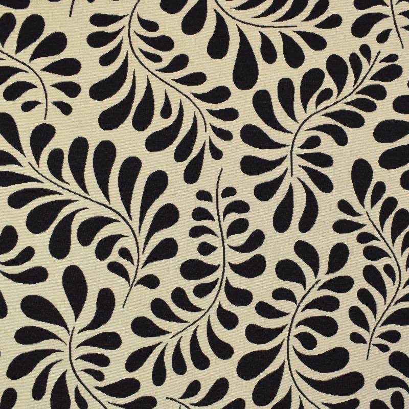 Dekostoff Gobelinstoff Drop Wave Branch, creme Dekostoff Gobelinstoff Drop Wave Branch, creme von Stoffe Hemmers