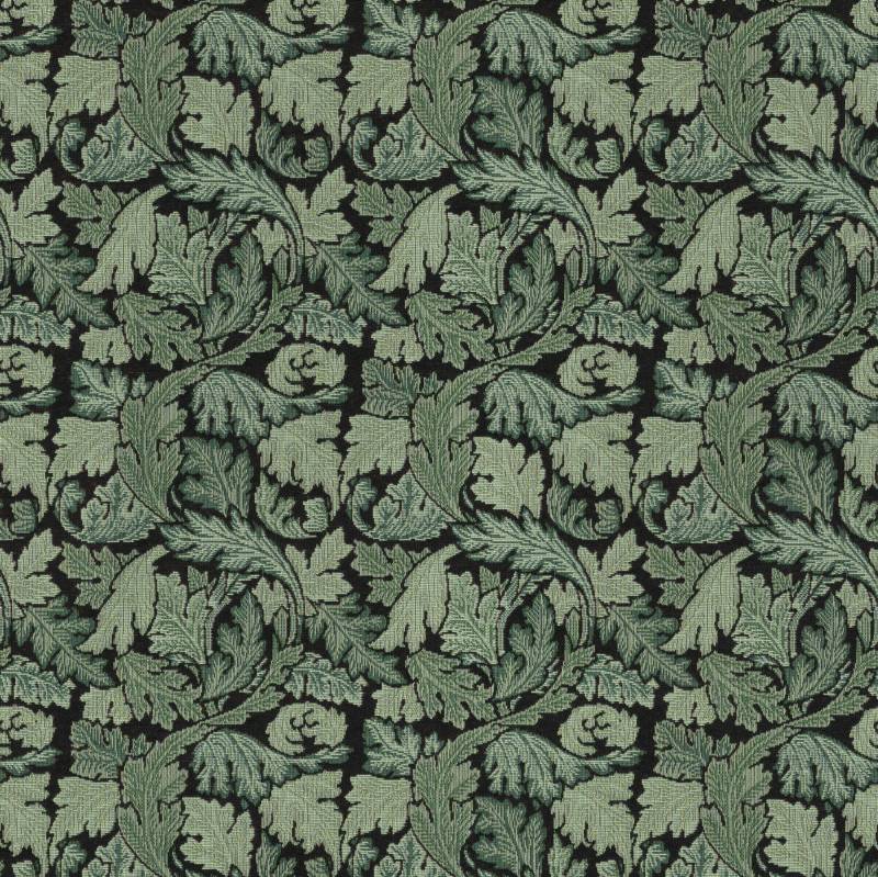 Dekostoff Gobelinstoff Leaves, grün von Stoffe Hemmers