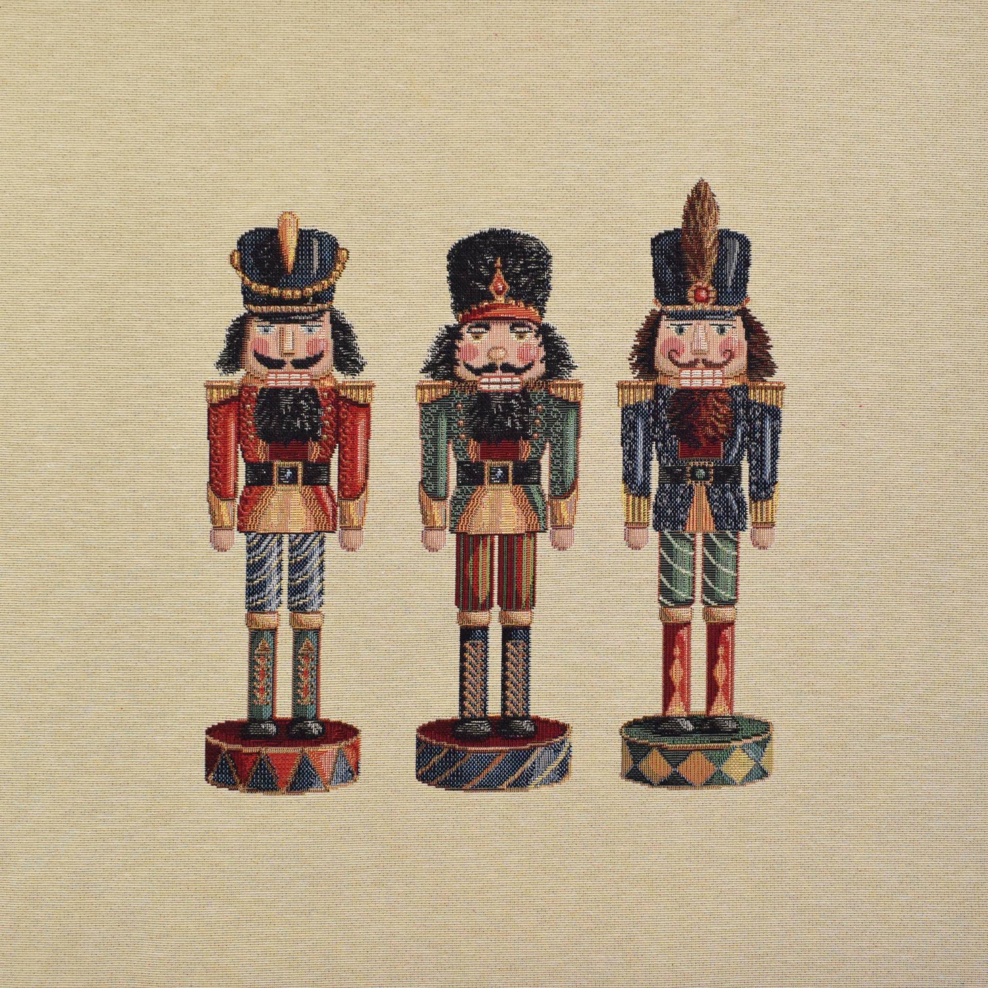 Dekostoff Gobelinstoff Nutcracker Panel, 46 x 46 cm von Stoffe Hemmers
