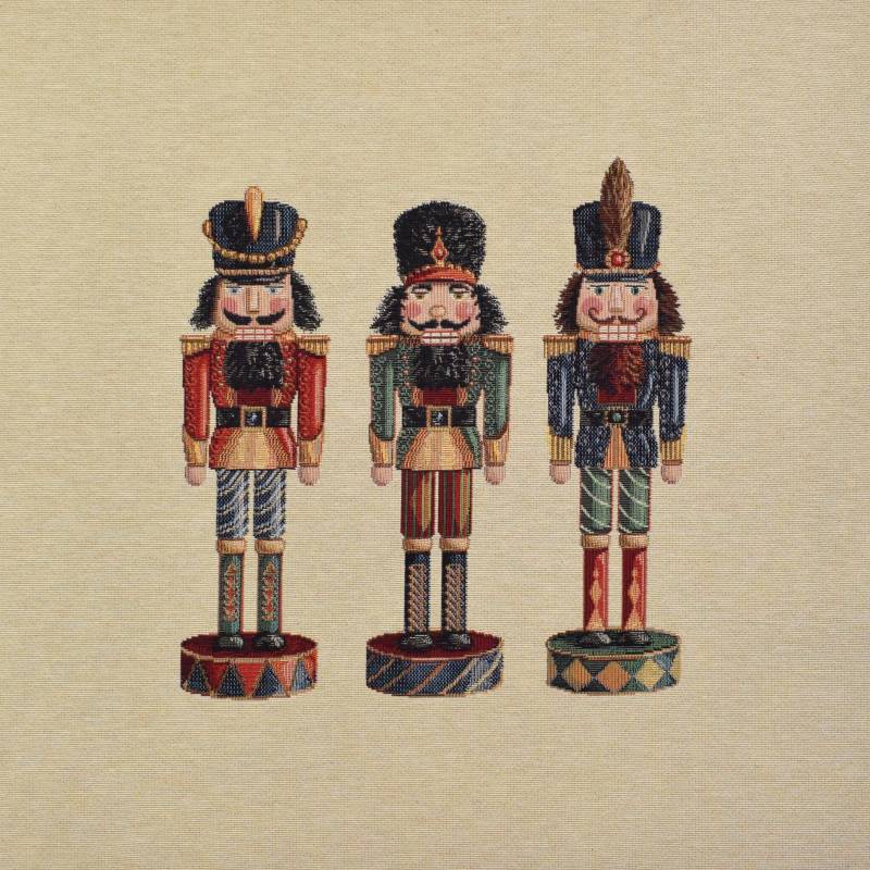 Dekostoff Gobelinstoff Nutcracker Panel, 46 x 46 cm von Stoffe Hemmers