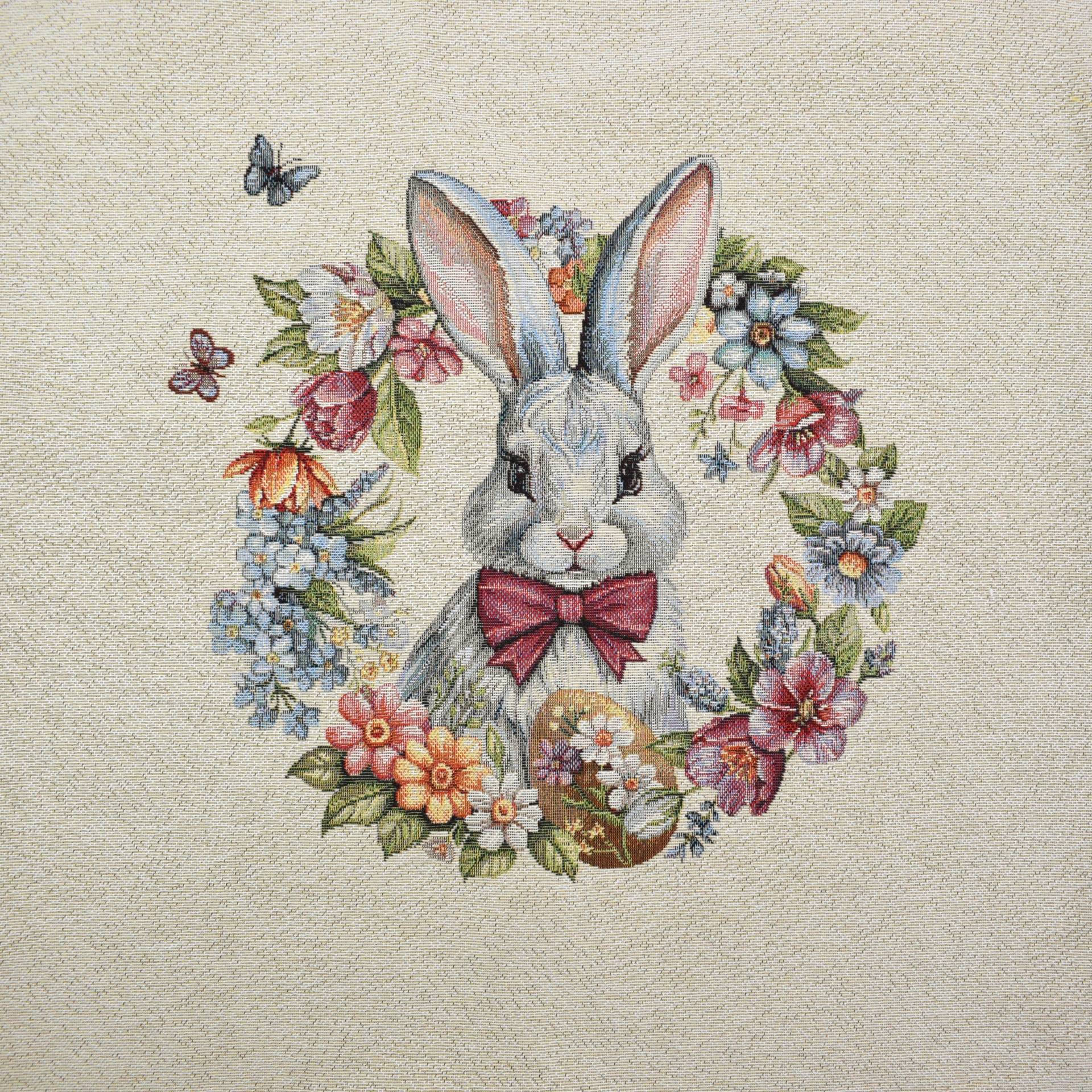 Dekostoff Gobelinstoff Panel Ostern, 46 x 46 cm von Stoffe Hemmers