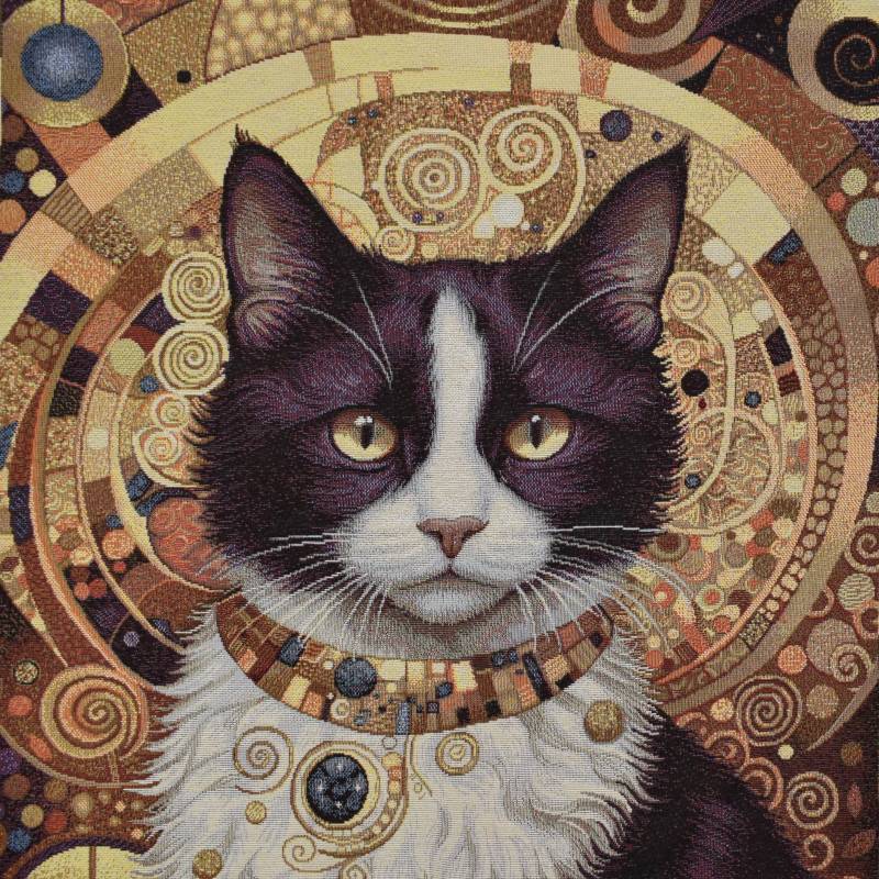 Dekostoff Gobelinstoff Panel Royal Cat, 46 x 46 cm Dekostoff Gobelinstoff Panel Royal Cat, 46 x 46 cm von Stoffe Hemmers