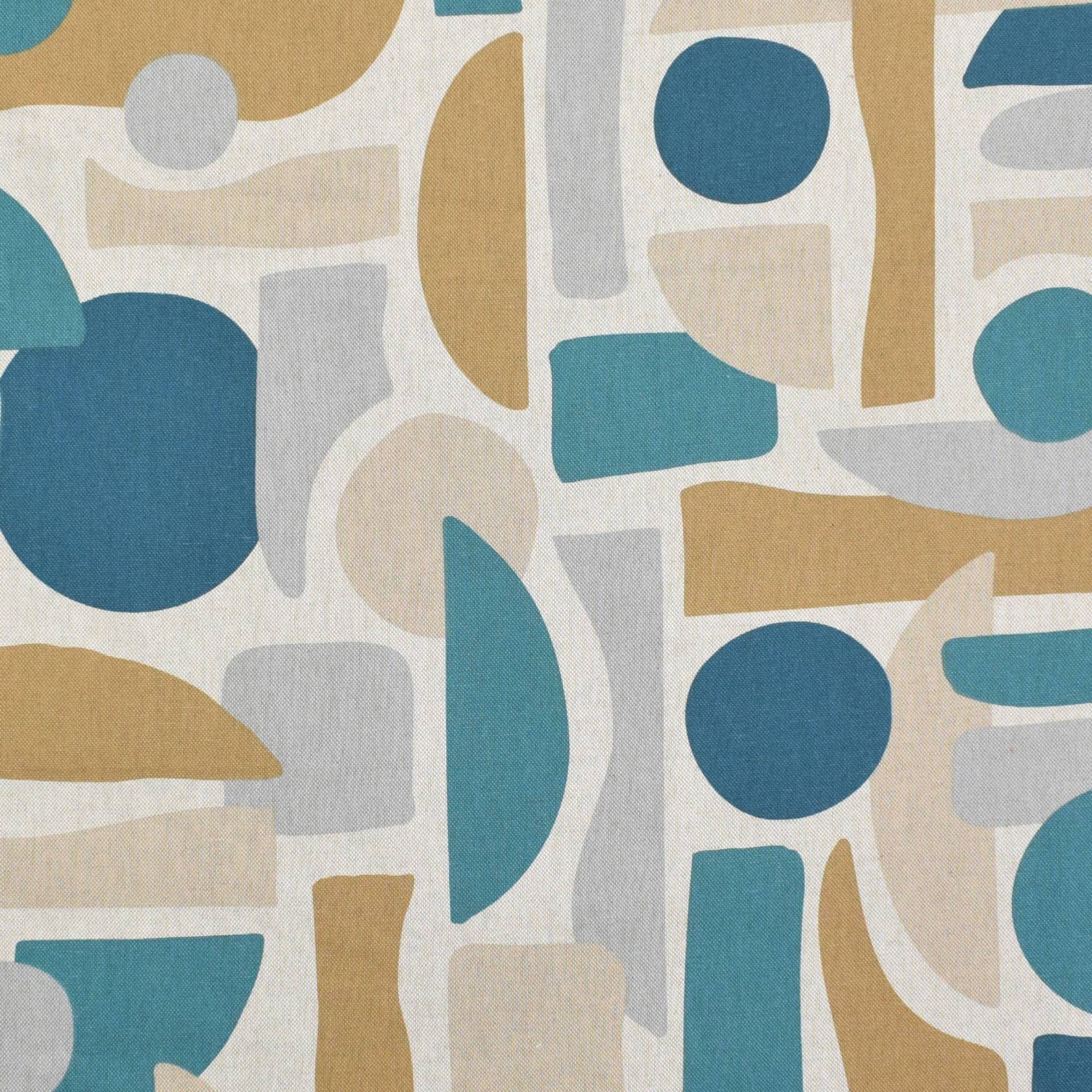 Dekostoff Halbpanama Abstract Form von Stoffe Hemmers