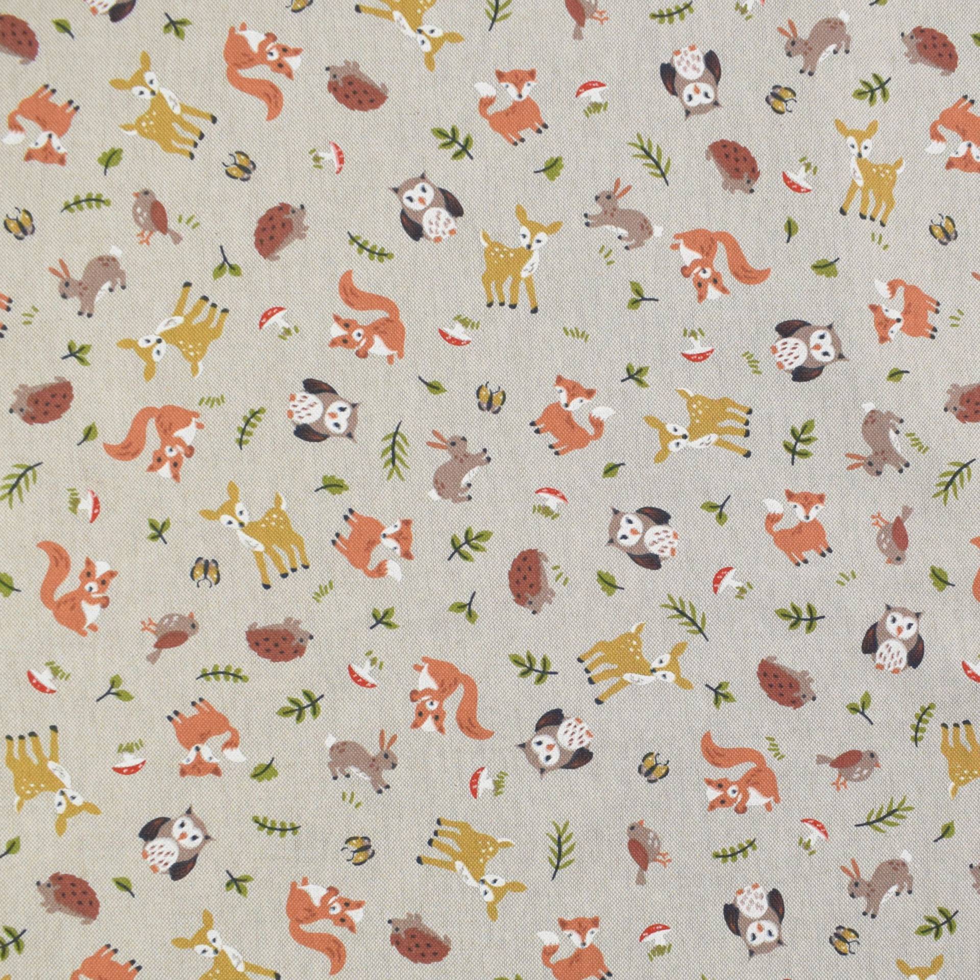 Dekostoff Halbpanama Animal Friends Dekostoff Halbpanama Animal Friends von Stoffe Hemmers