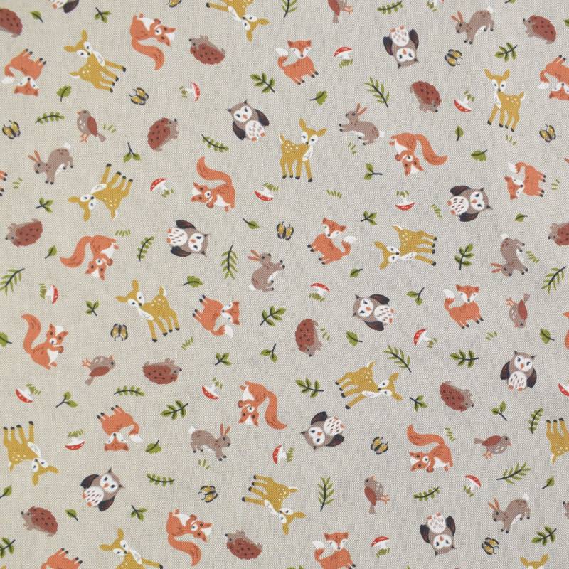 Dekostoff Halbpanama Animal Friends Dekostoff Halbpanama Animal Friends von Stoffe Hemmers