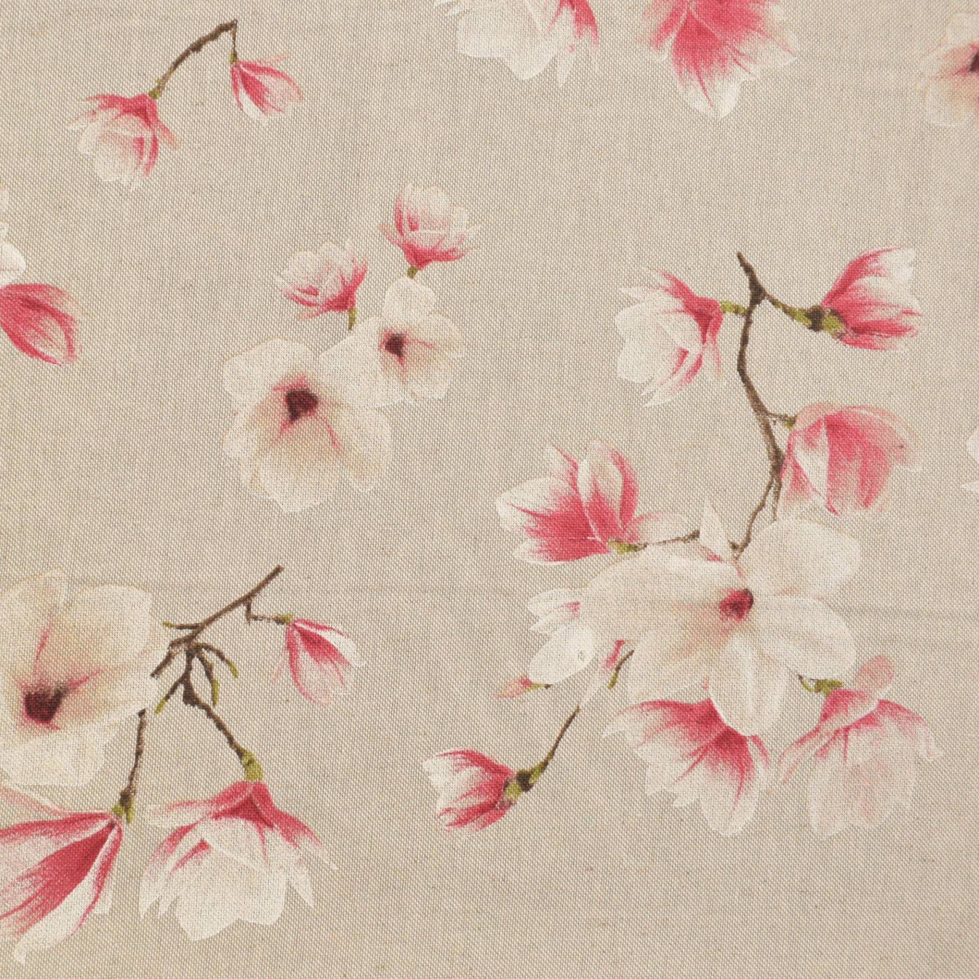Dekostoff Halbpanama Magnolia, natur Dekostoff Halbpanama Magnolia, natur von Stoffe Hemmers