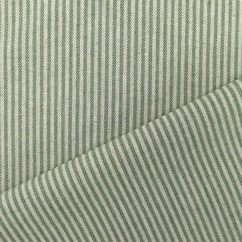 Dekostoff Jacquard Doubleface Dobby Streifen, tannengrün von Stoffe Hemmers