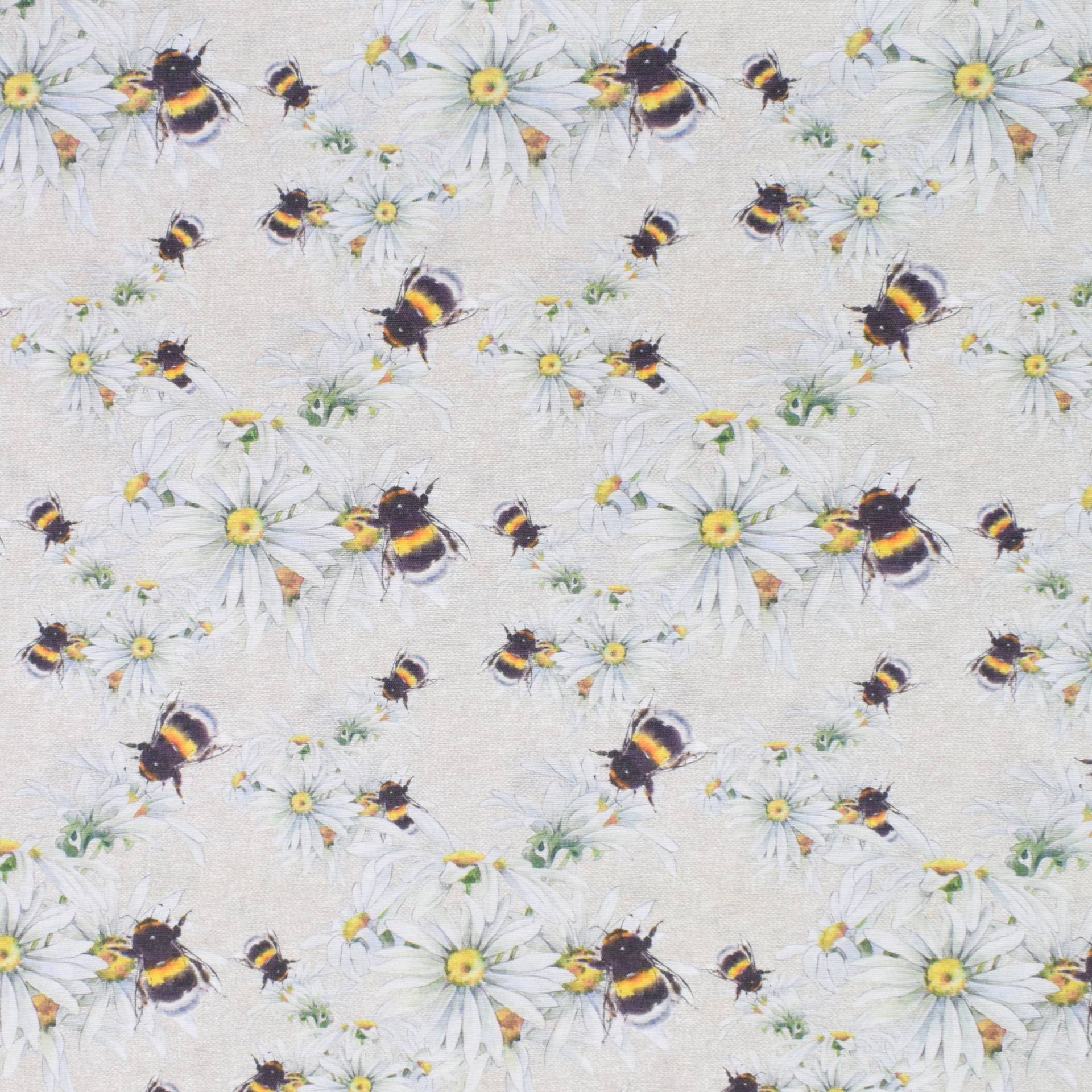 Dekostoff Ottoman Bienen, beige Dekostoff Ottoman Bienen, beige von Stoffe Hemmers
