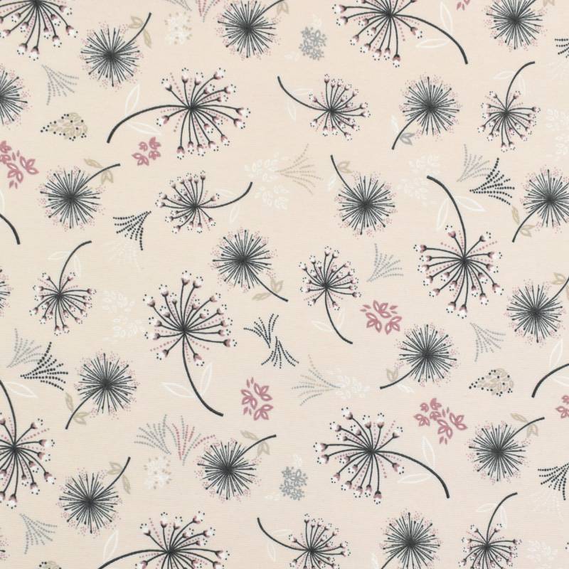 Dekostoff Ottoman Dandelions, beige von Stoffe Hemmers