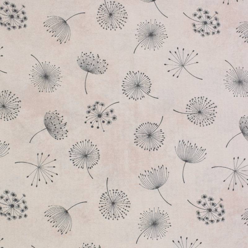 Dekostoff Ottoman Dandelions, beige von Stoffe Hemmers