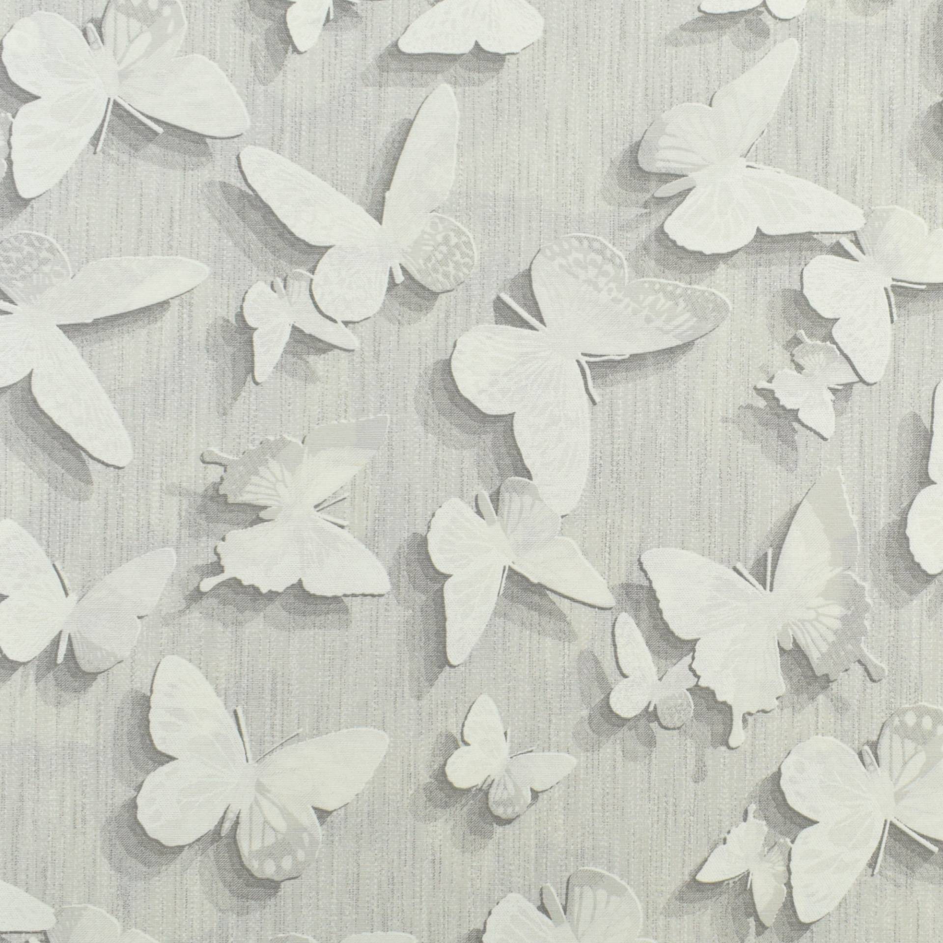 Dekostoff Ottoman Papillons, hellgrau Dekostoff Ottoman Papillons, hellgrau von Stoffe Hemmers