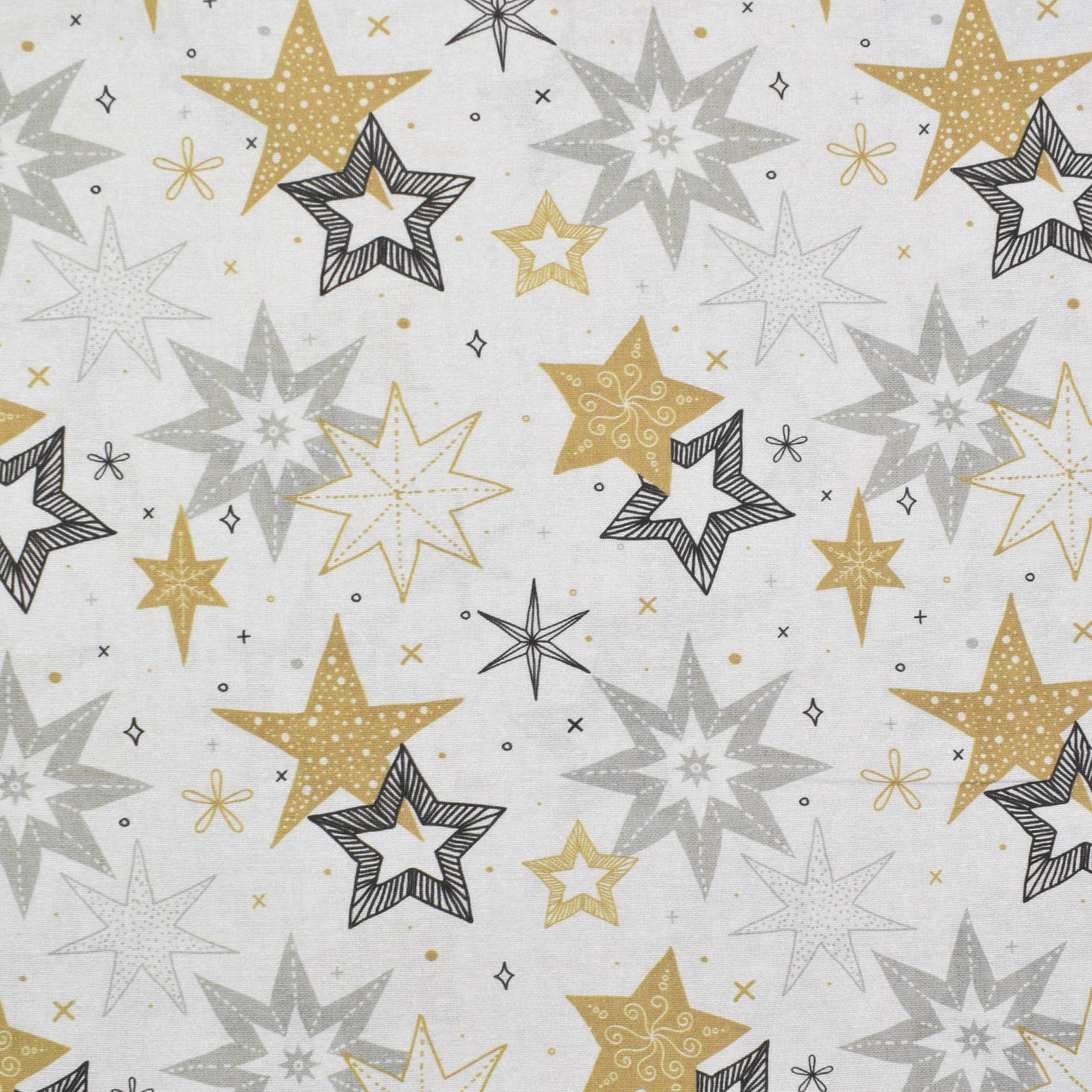 Dekostoff Ottoman Starry Sky, beige Dekostoff Ottoman Starry Sky, beige von Stoffe Hemmers
