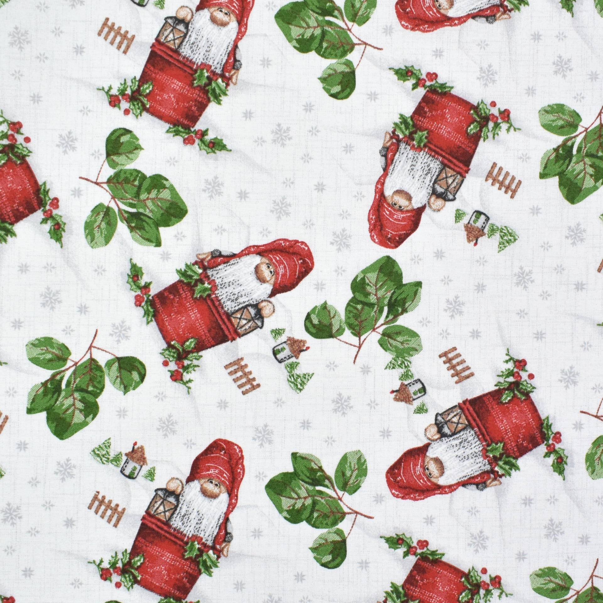 Dekostoff Ottoman Sweet Gnomes, wollweiß Dekostoff Ottoman Sweet Gnomes, wollweiß von Stoffe Hemmers