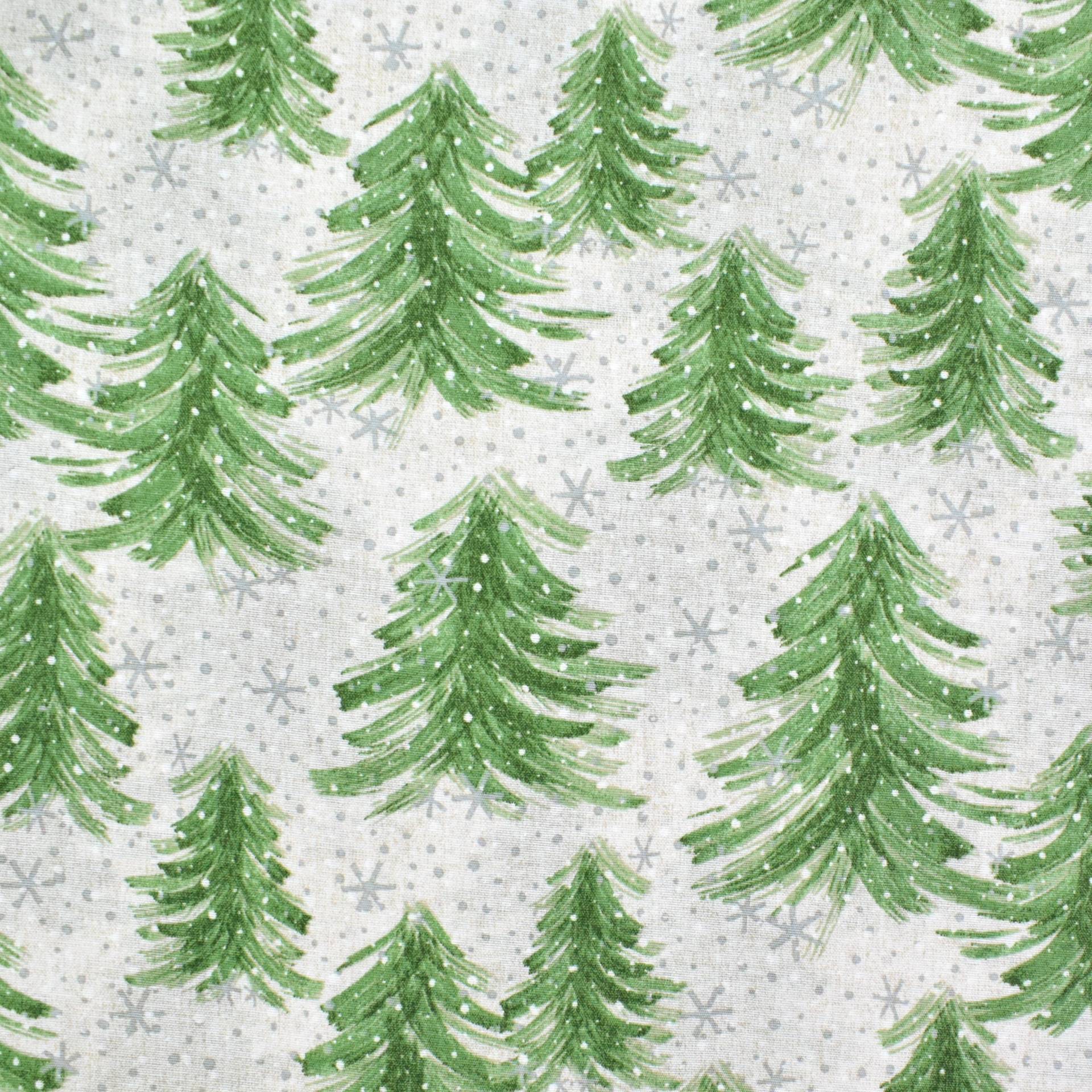 Dekostoff Ottoman Tannenbaum, creme Dekostoff Ottoman Tannenbaum, creme von Stoffe Hemmers