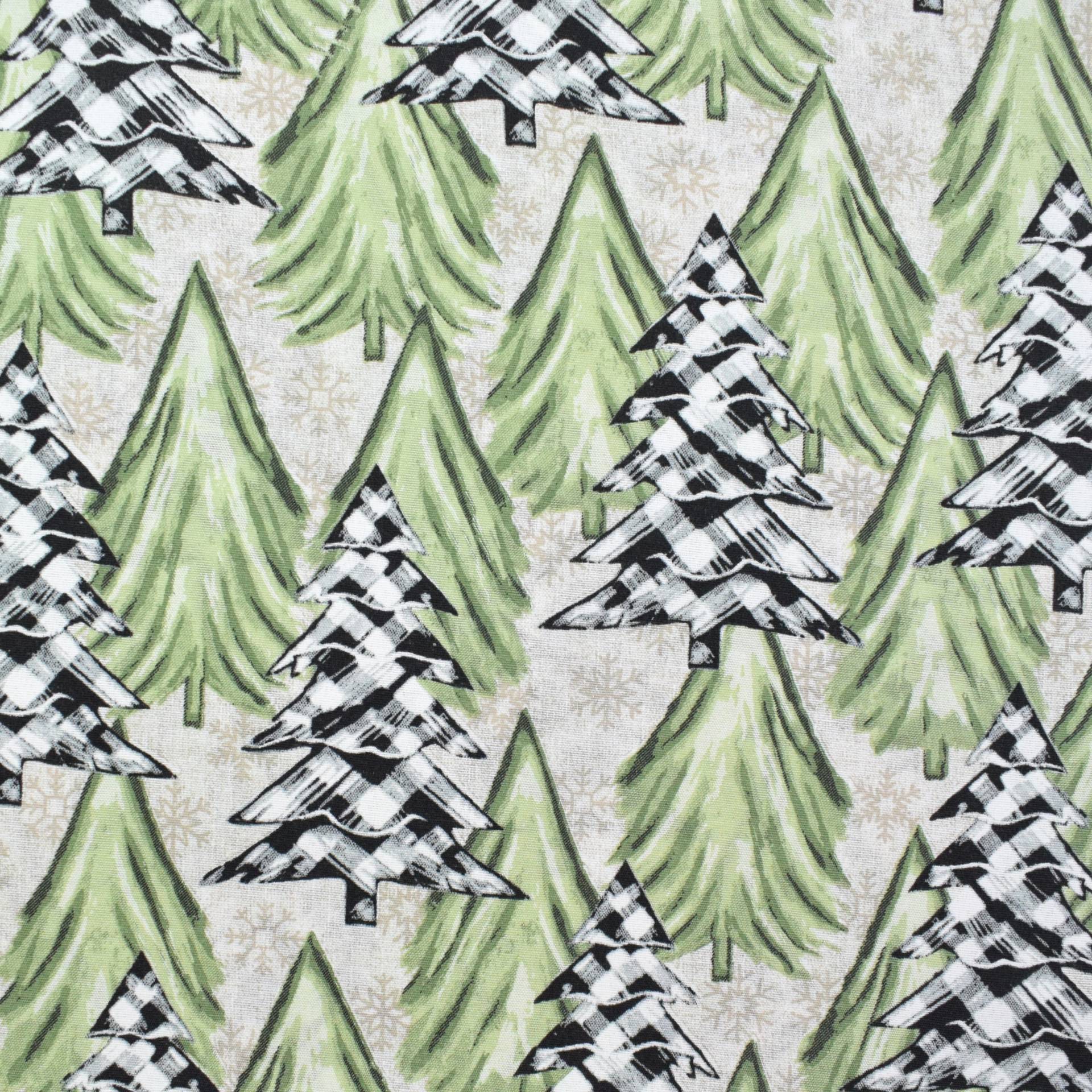 Dekostoff Ottoman Winterwald, creme von Stoffe Hemmers