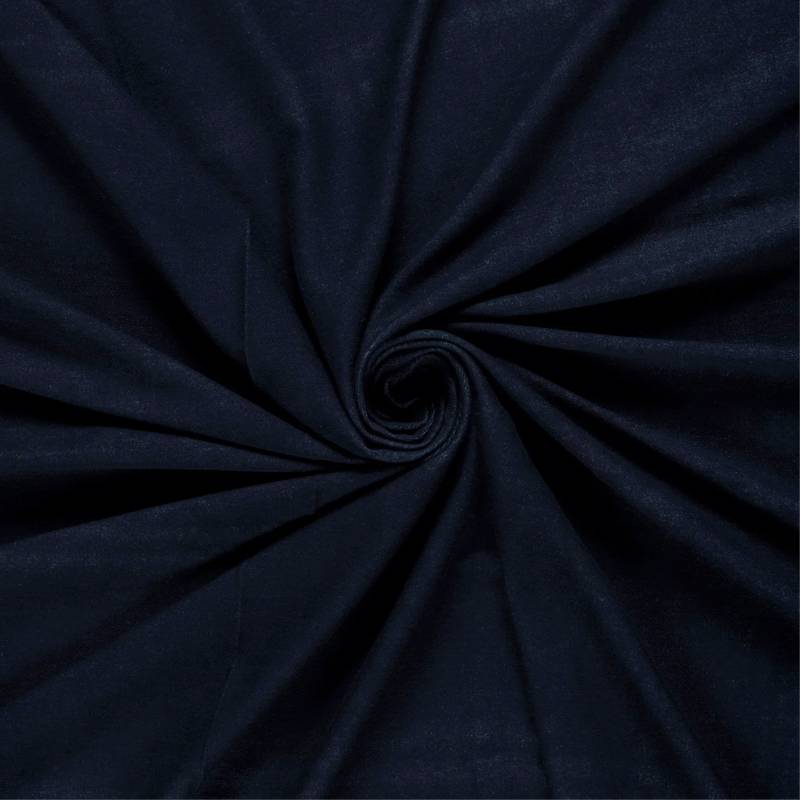 Denim Jersey Jana, dunkelblau von Stoffe Hemmers