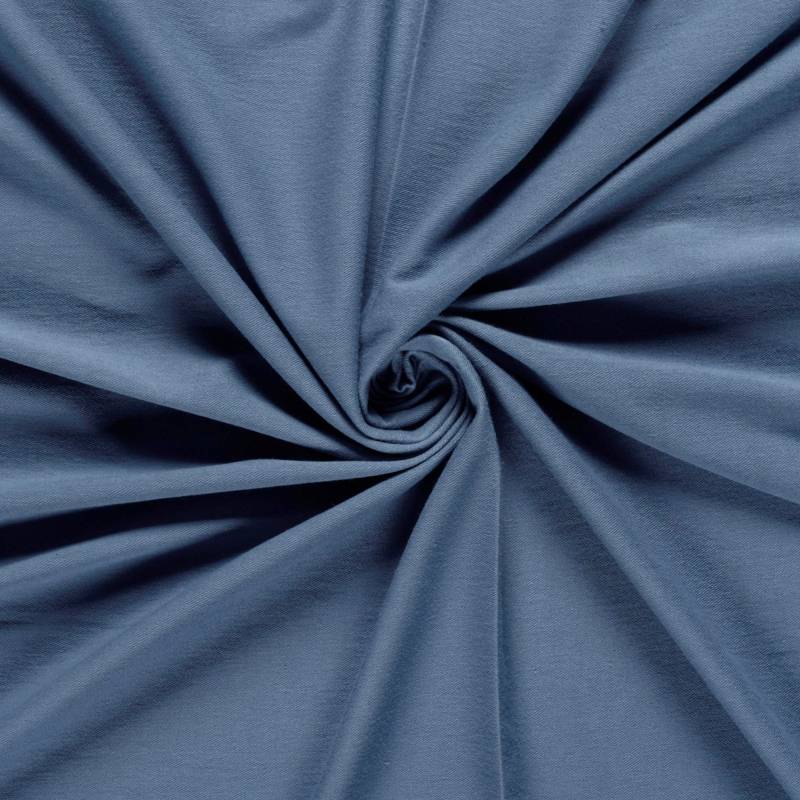 Denim Jersey Jana, mittelblau von Stoffe Hemmers