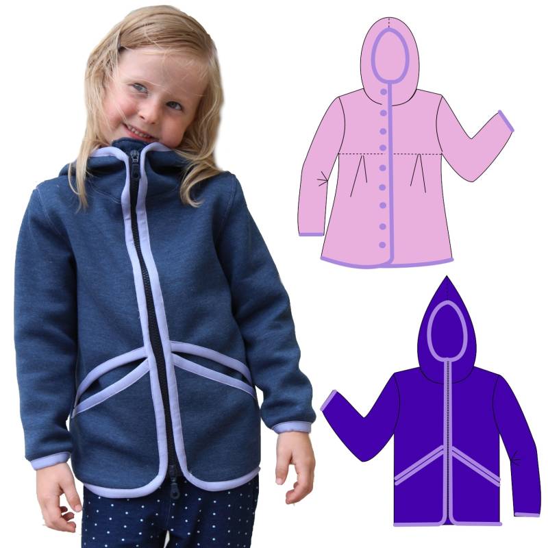 E-Book AnniNanni Fleecejacke Zipfeljacke von Stoffe Hemmers