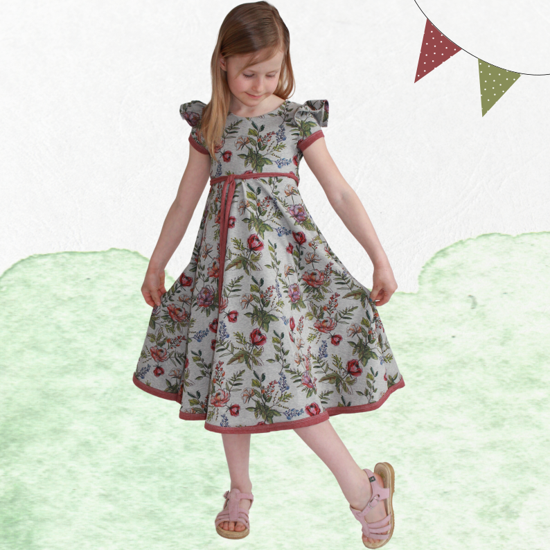 E-Book AnniNanni Frühlingskleid Kurzarm Kinder von Stoffe Hemmers