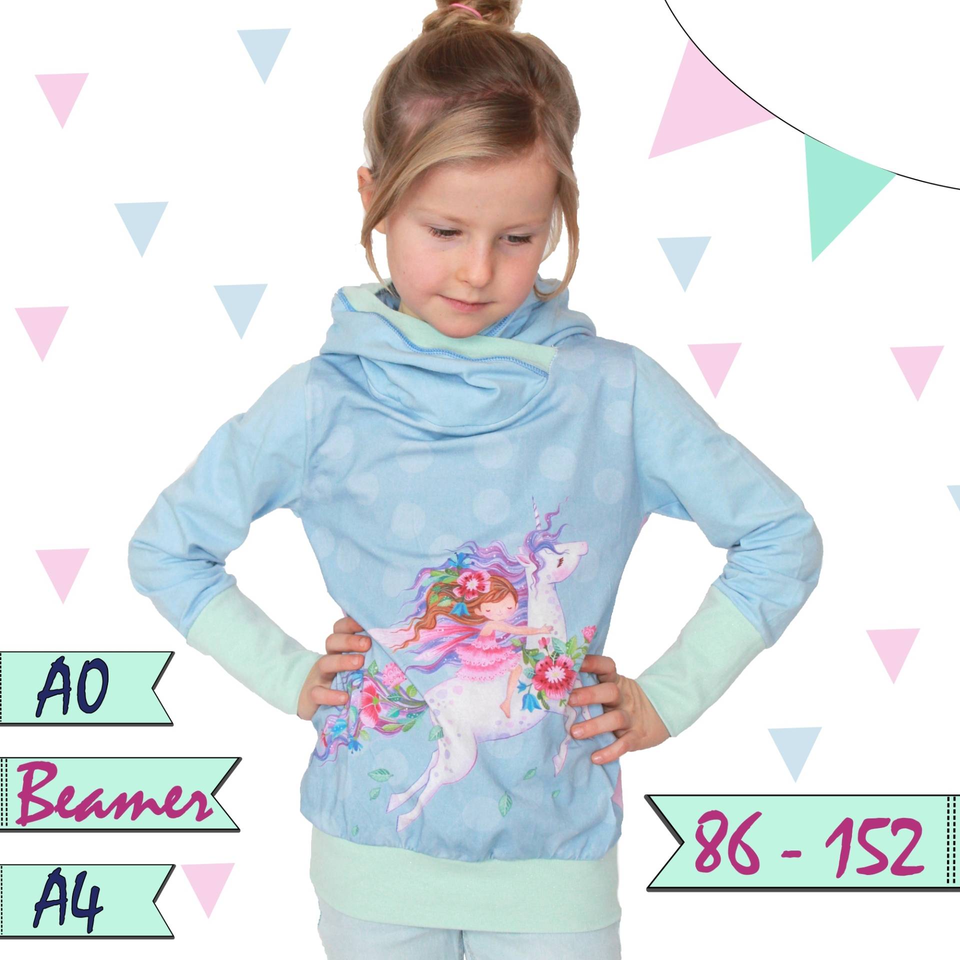 E-Book AnniNanni Kinder-Mädchenhoodie von Stoffe Hemmers