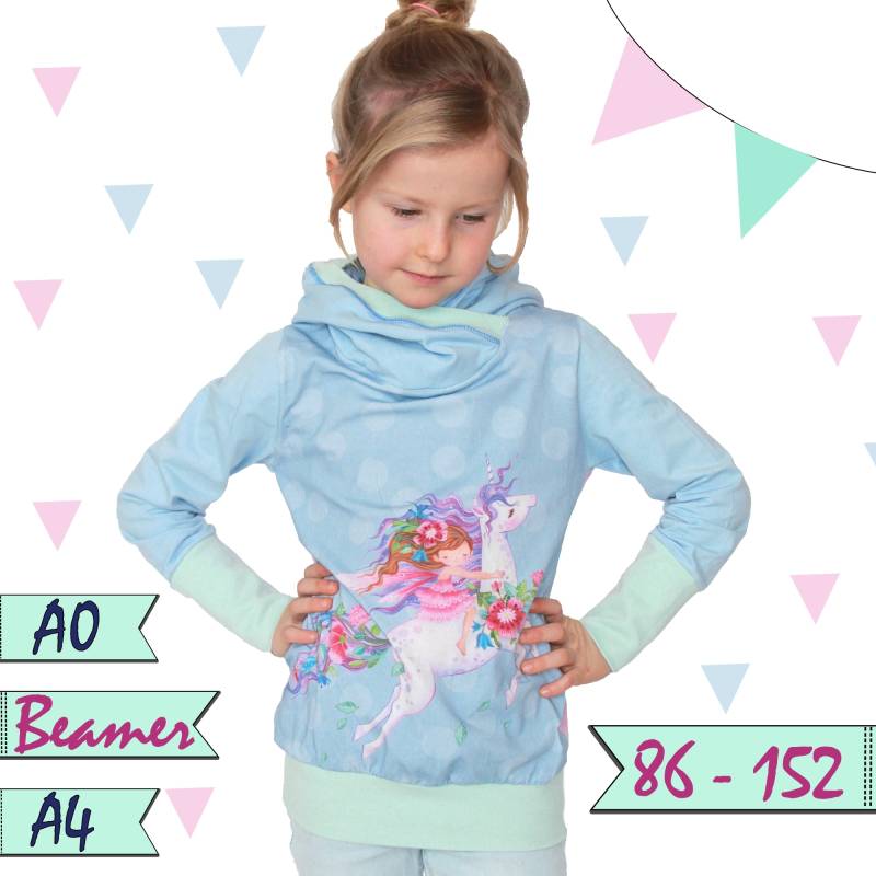 E-Book AnniNanni Kinder-Mädchenhoodie von Stoffe Hemmers