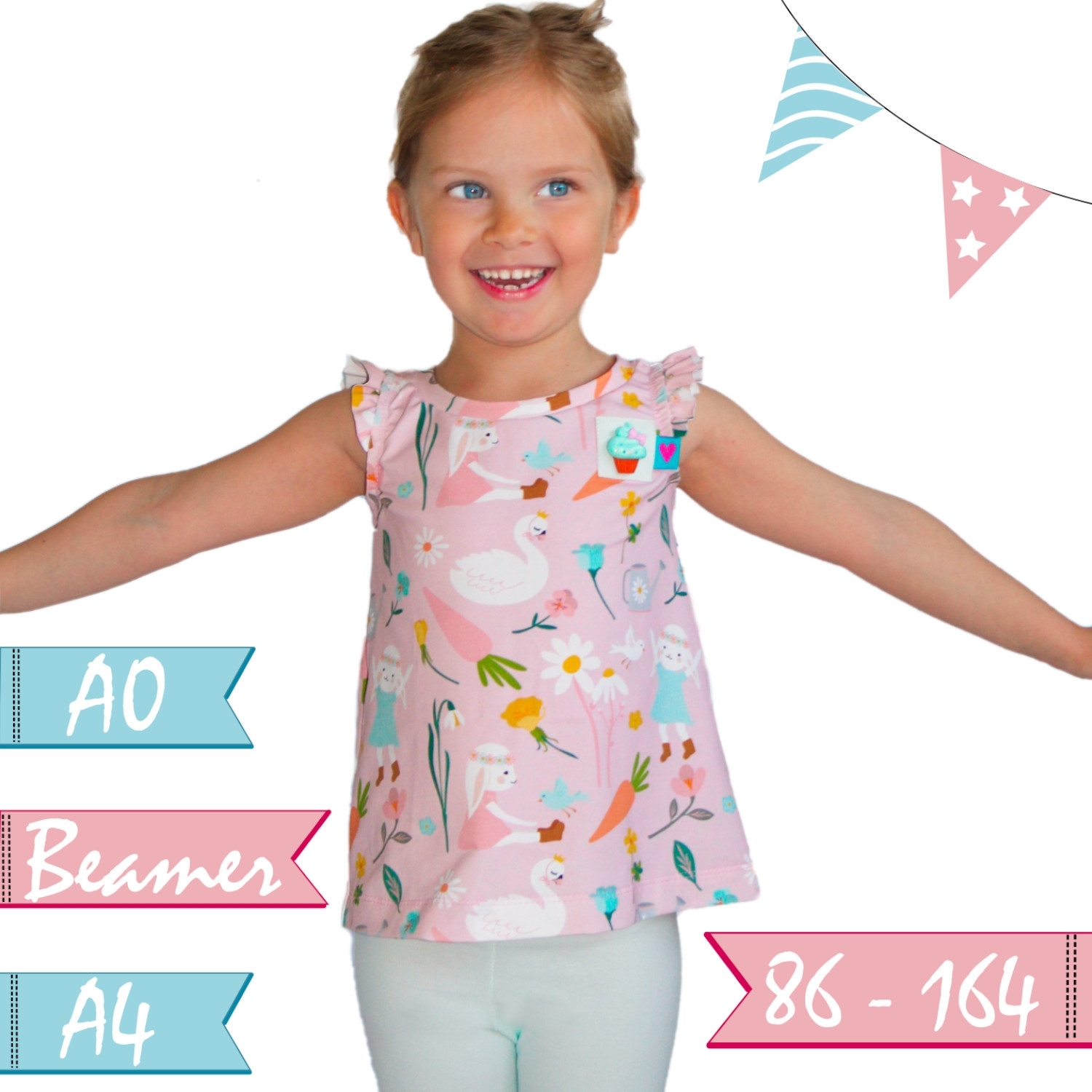 E-Book AnniNanni Kinder Mädchentop von Stoffe Hemmers