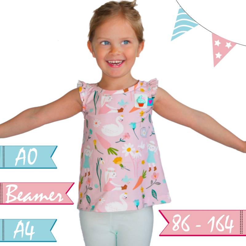 E-Book AnniNanni Kinder Mädchentop von Stoffe Hemmers