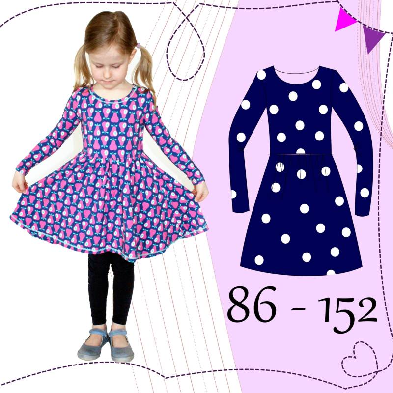 E-Book AnniNanni kleines Ballerina-Kleid von Stoffe Hemmers