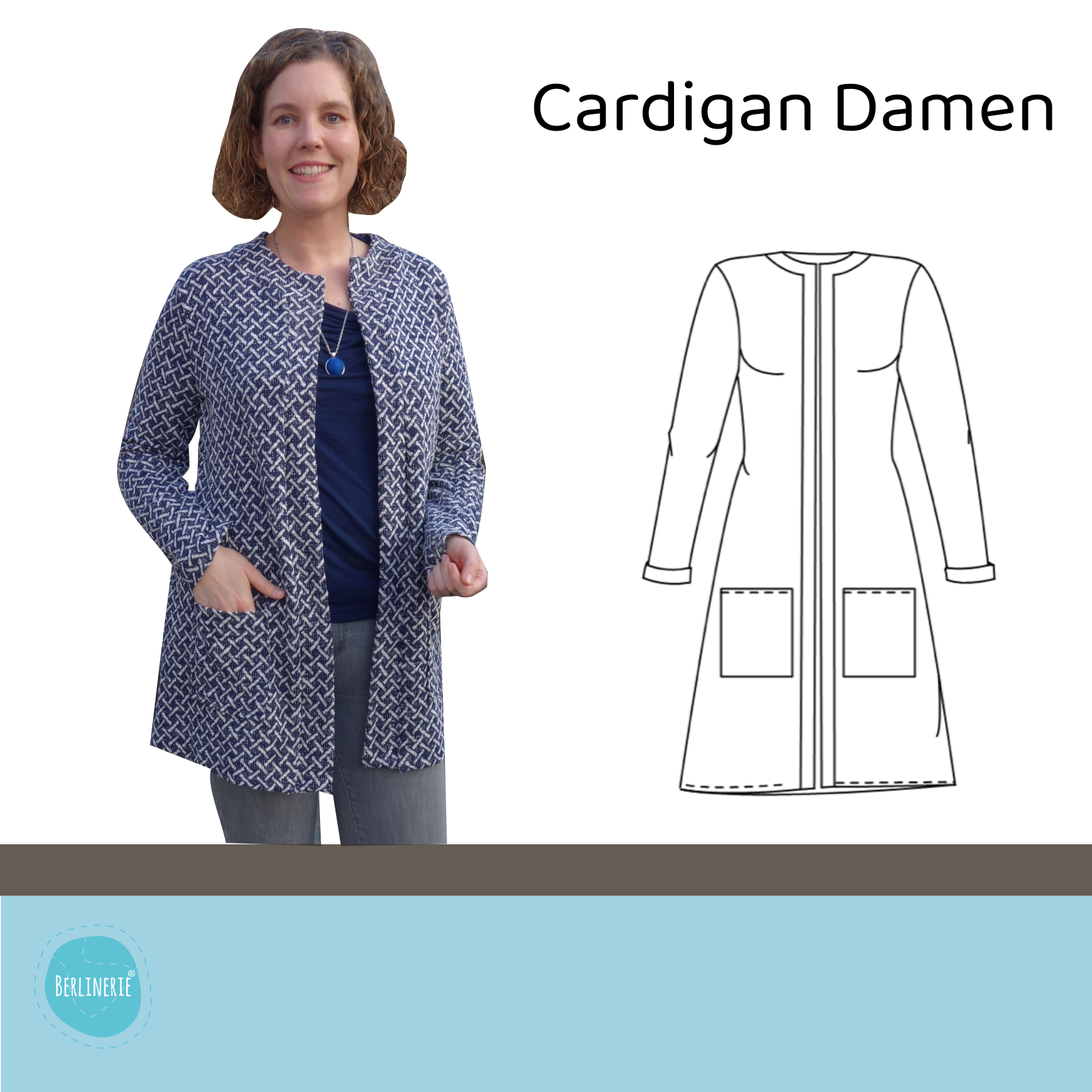 E-Book Berlinerie Bärliner Cardigan Mira Damen E-Book Berlinerie Bärliner Cardigan Mira Damen von Stoffe Hemmers