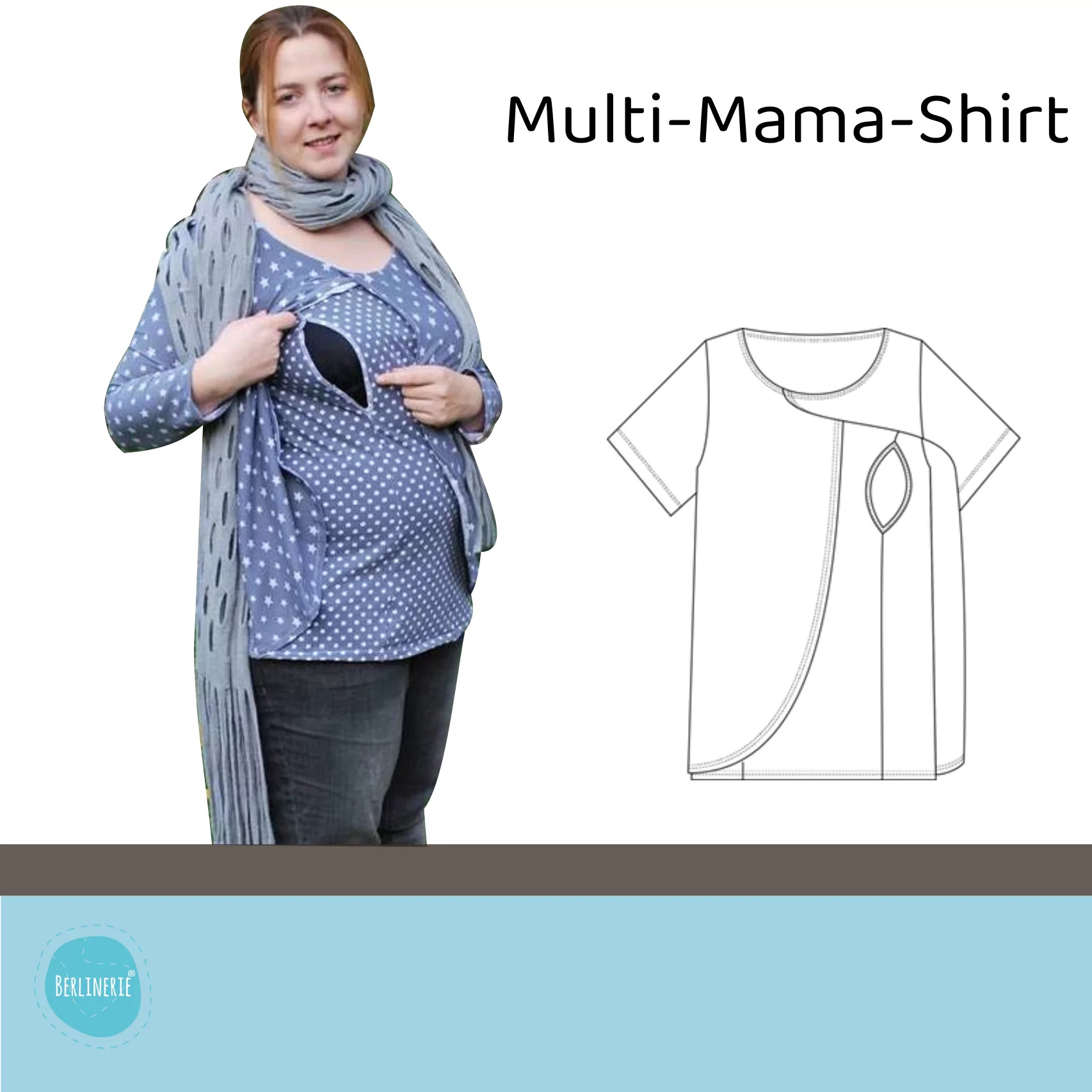 E-Book Berlinerie Stillshirt Multi-Mama-Shirt von Stoffe Hemmers