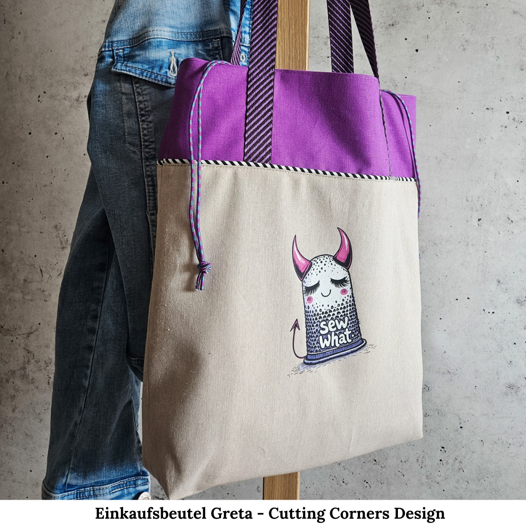 E-Book Cutting Corners Design Einkaufstasche Greta von Stoffe Hemmers