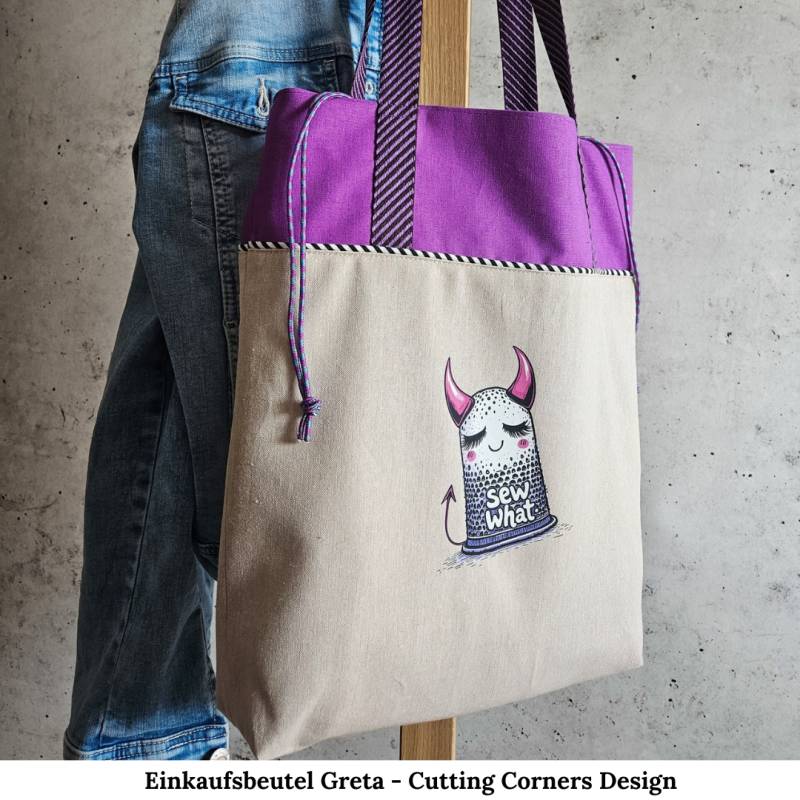 E-Book Cutting Corners Design Einkaufstasche Greta von Stoffe Hemmers