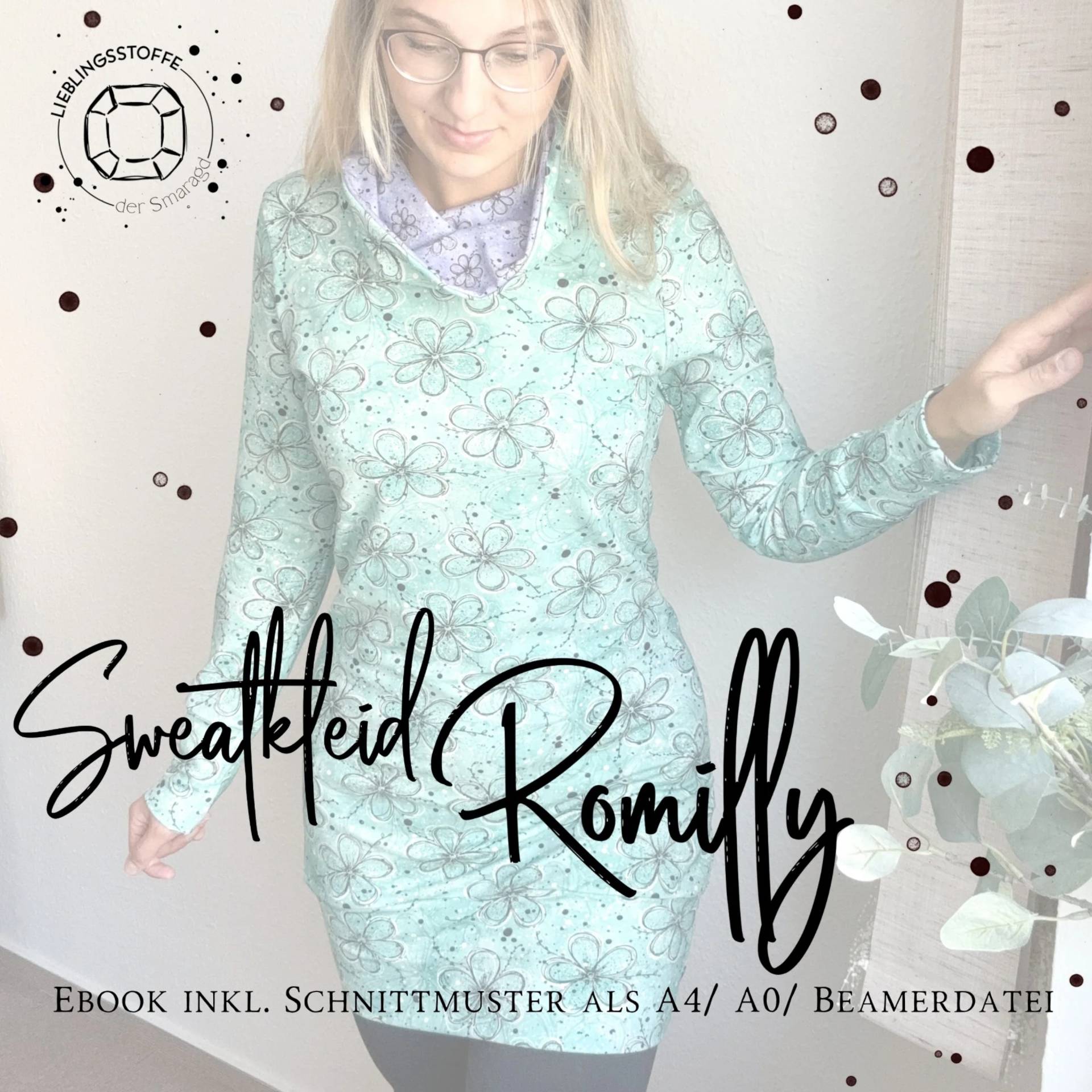 E-Book Der Smaragd Sweatkleid Romilly Damen von Stoffe Hemmers