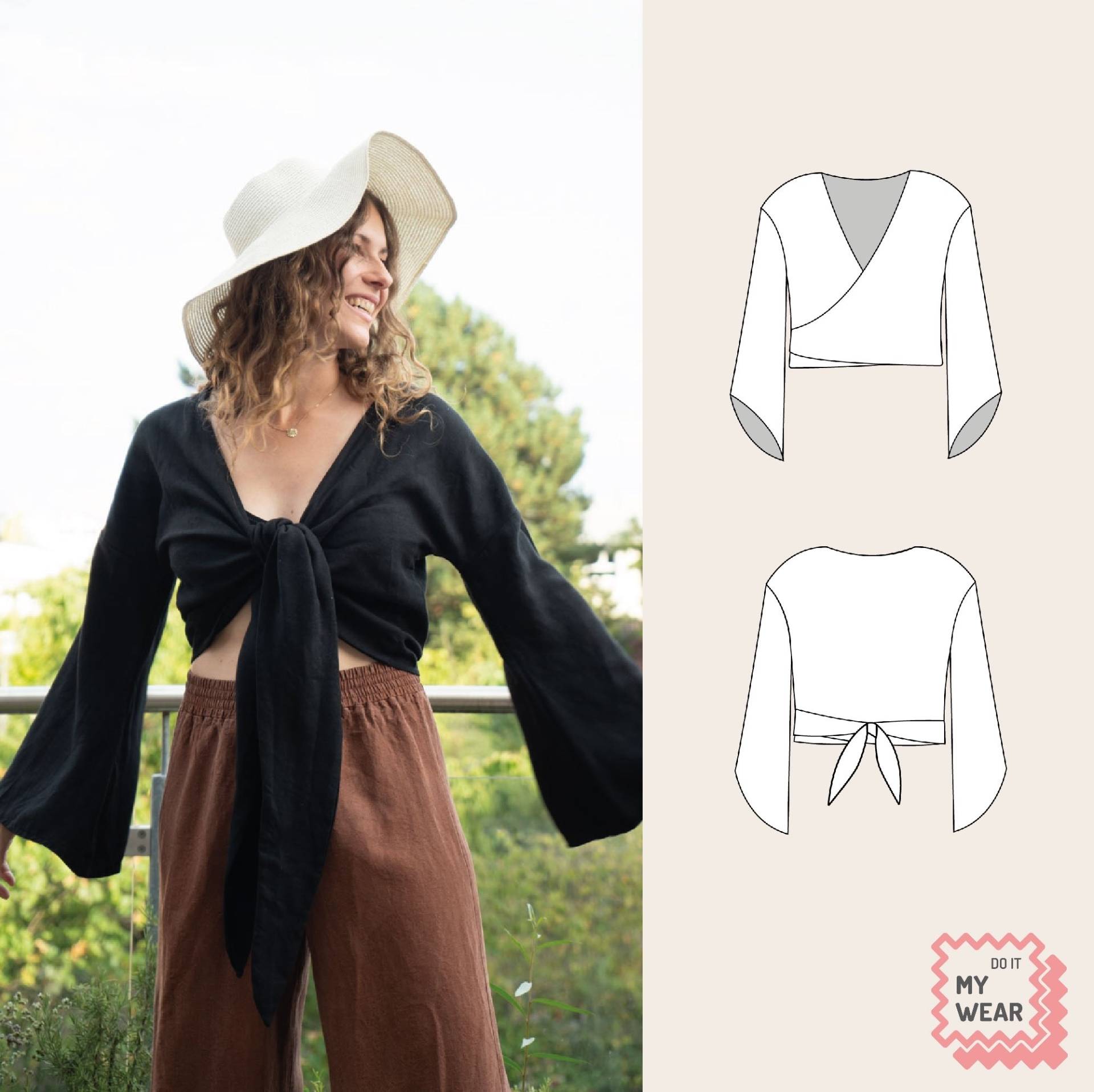 E-Book DoitMyWear Wickelbluse Bali von Stoffe Hemmers