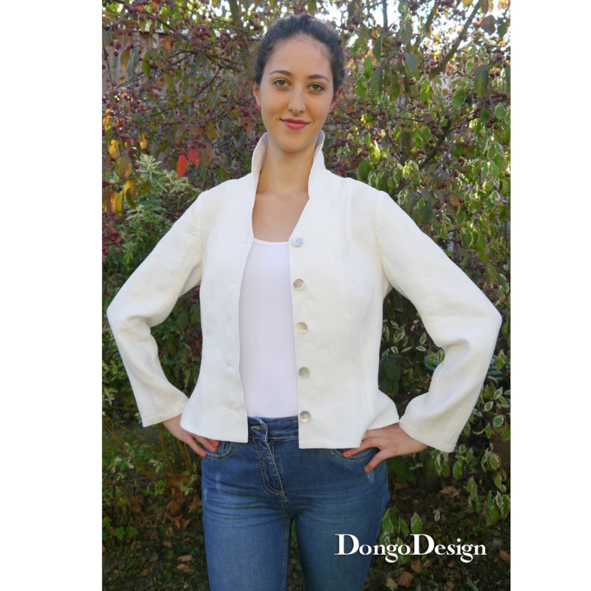 E-Book DongoDesign Damen-Jacke Sonnengeflecht von Stoffe Hemmers