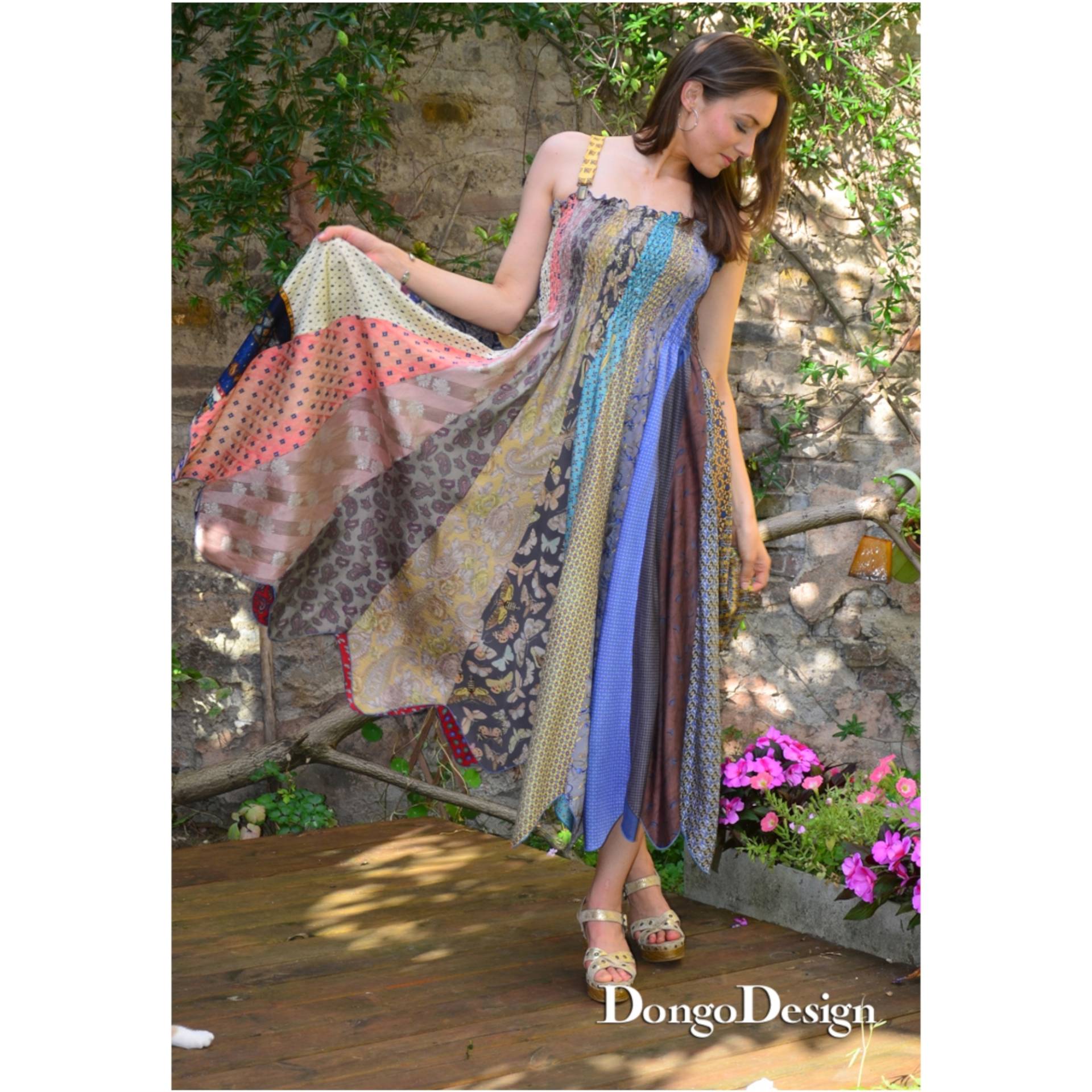 E-Book DongoDesign Damen-Kleid La Cravatta von Stoffe Hemmers