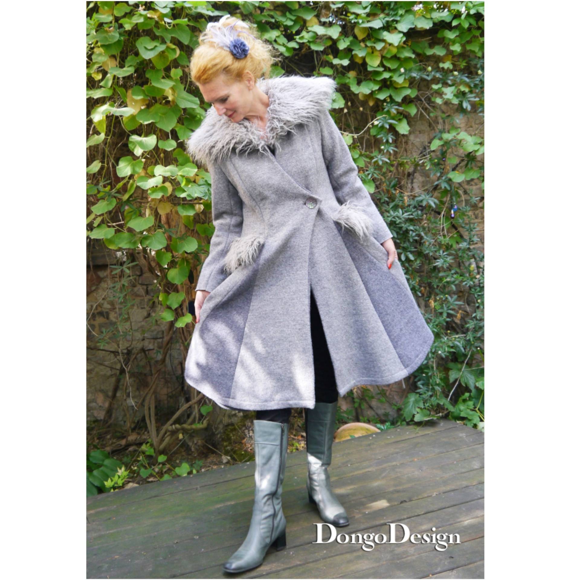 E-Book DongoDesign Damen-Mantel Nadja von Stoffe Hemmers