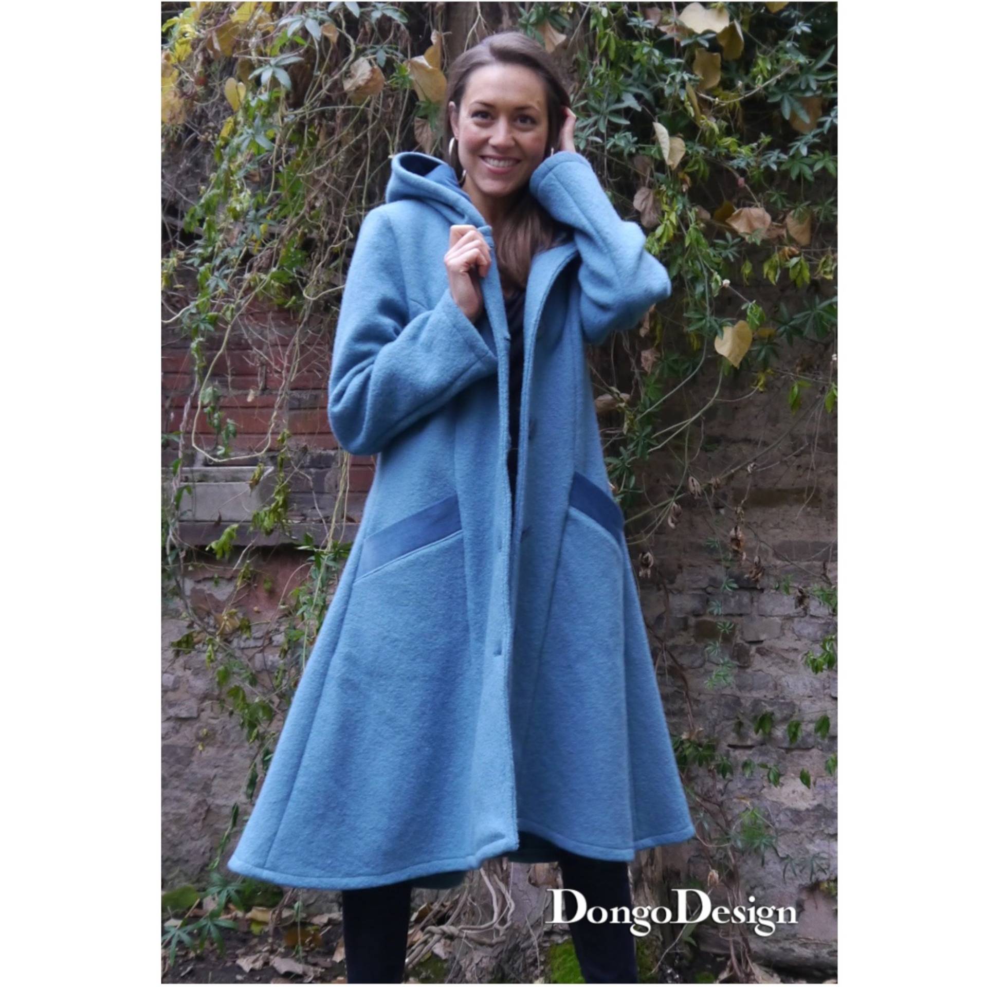 E-Book DongoDesign Damen-Mantel Scarlet von Stoffe Hemmers
