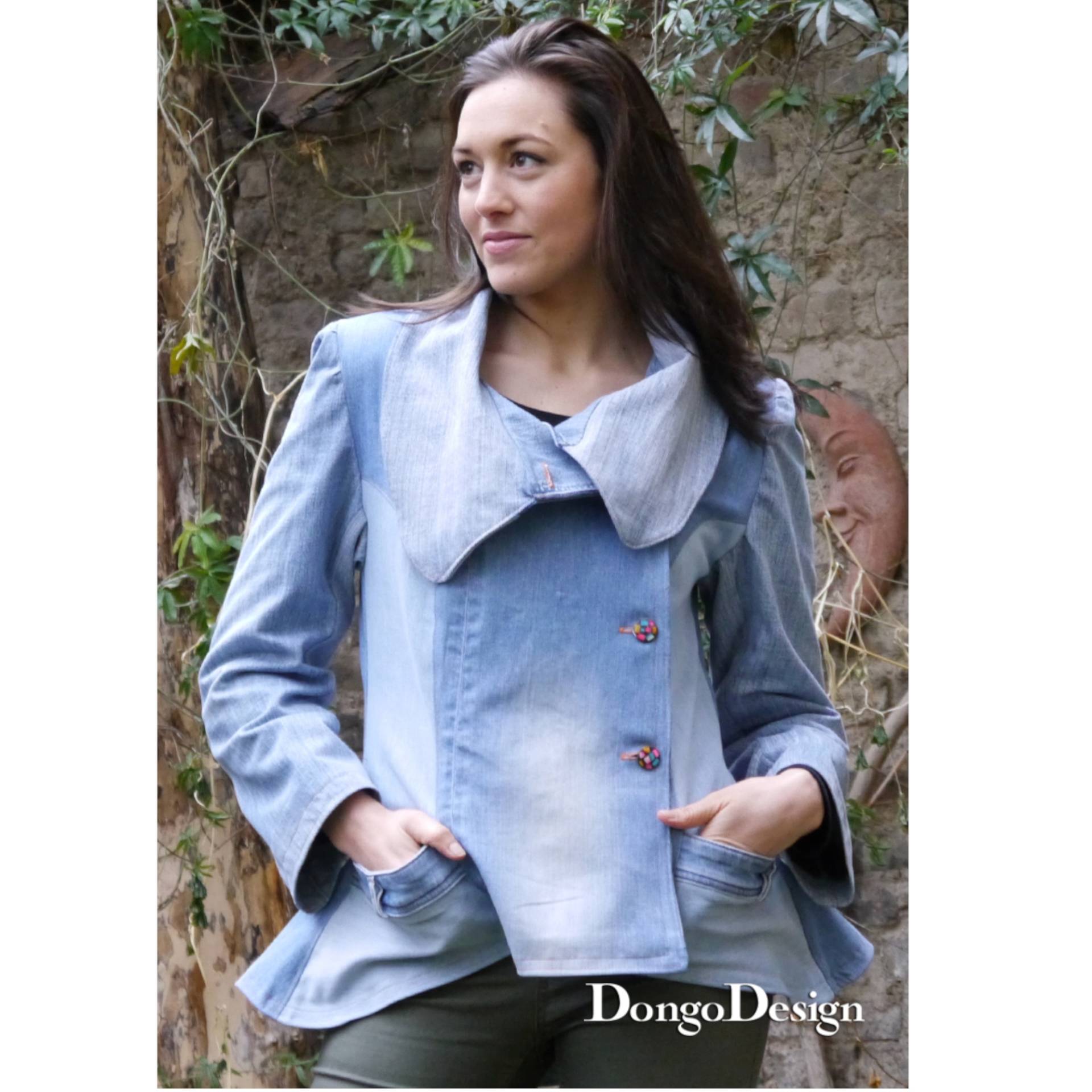 E-Book DongoDesign Damen-Upcycling Jeansjacke von Stoffe Hemmers