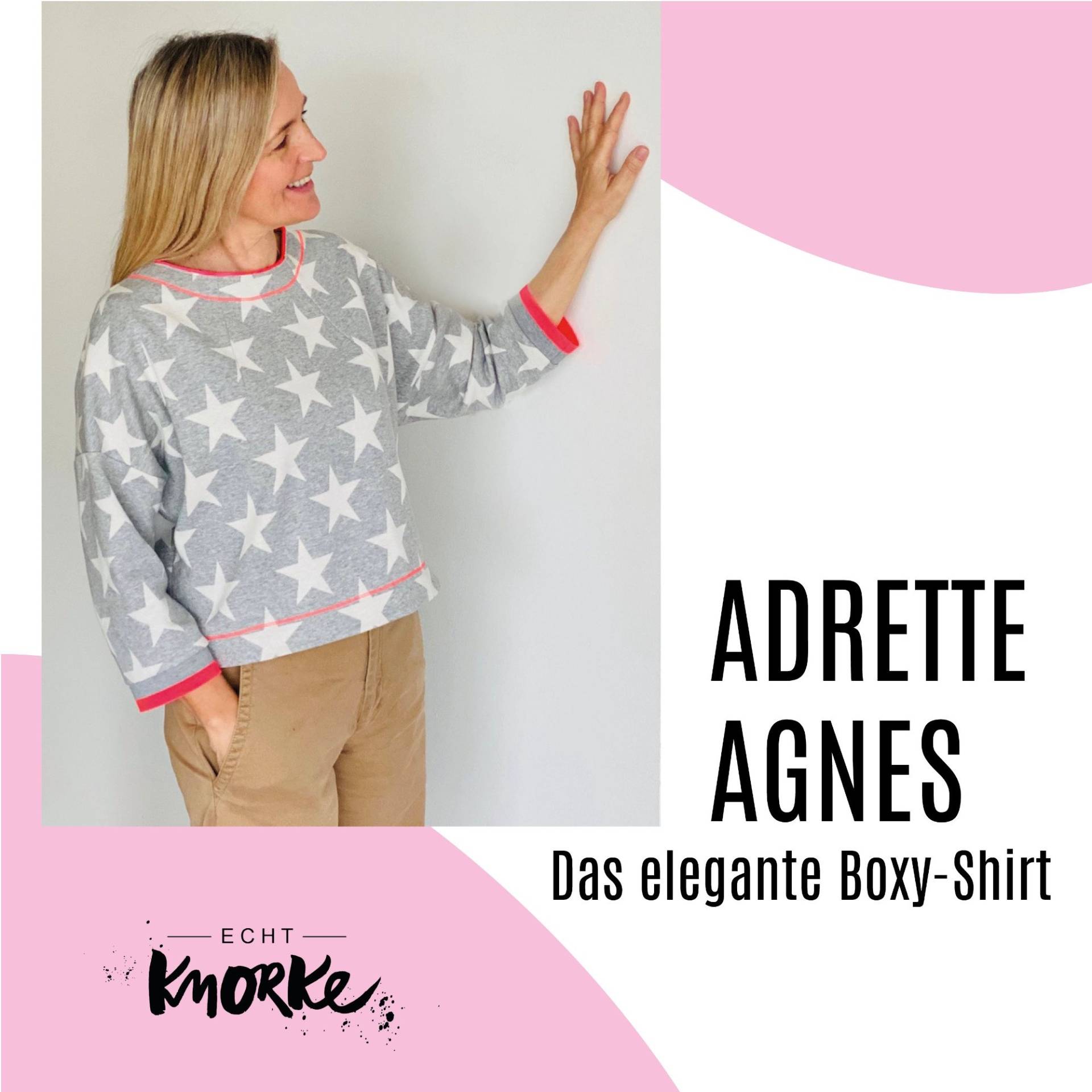 E-Book Echt Knorke Boxy-Shirt Adrette Agnes E-Book Echt Knorke Boxy-Shirt Adrette Agnes von Stoffe Hemmers