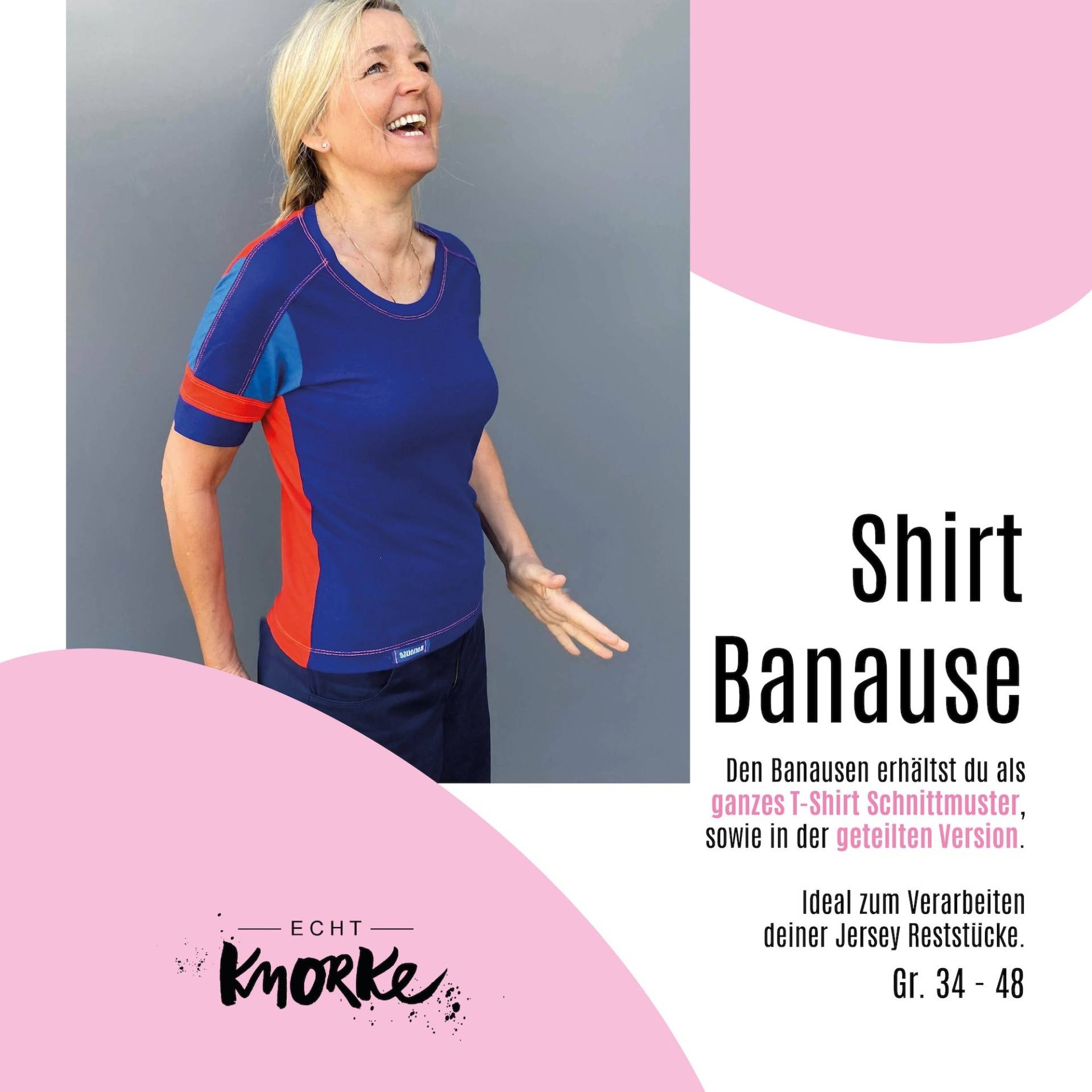 E-Book Echt Knorke Damen T-Shirt Banause E-Book Echt Knorke Damen T-Shirt Banause von Stoffe Hemmers