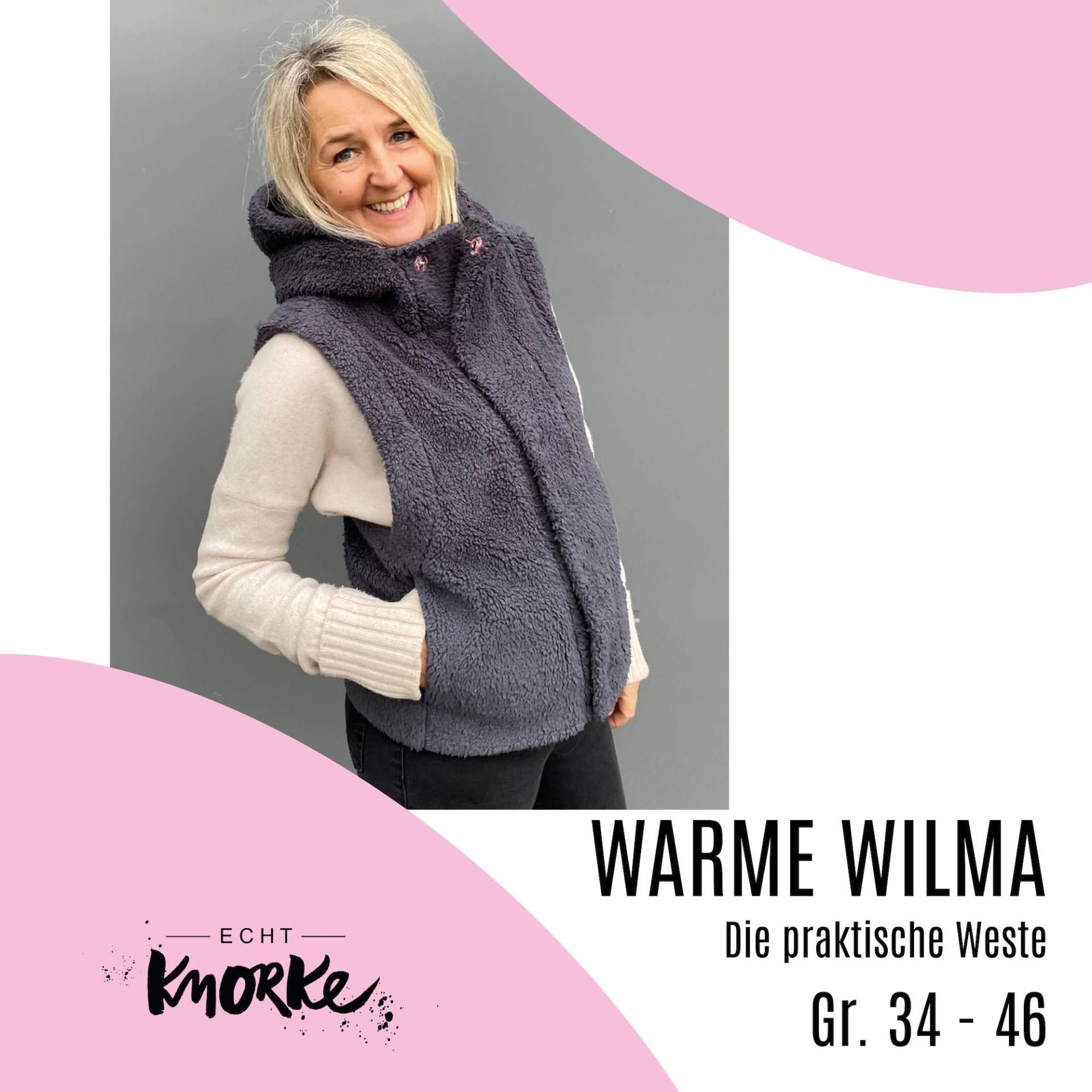 E-Book Echt Knorke Damen Weste Warme Wilma E-Book Echt Knorke Damen Weste Warme Wilma von Stoffe Hemmers