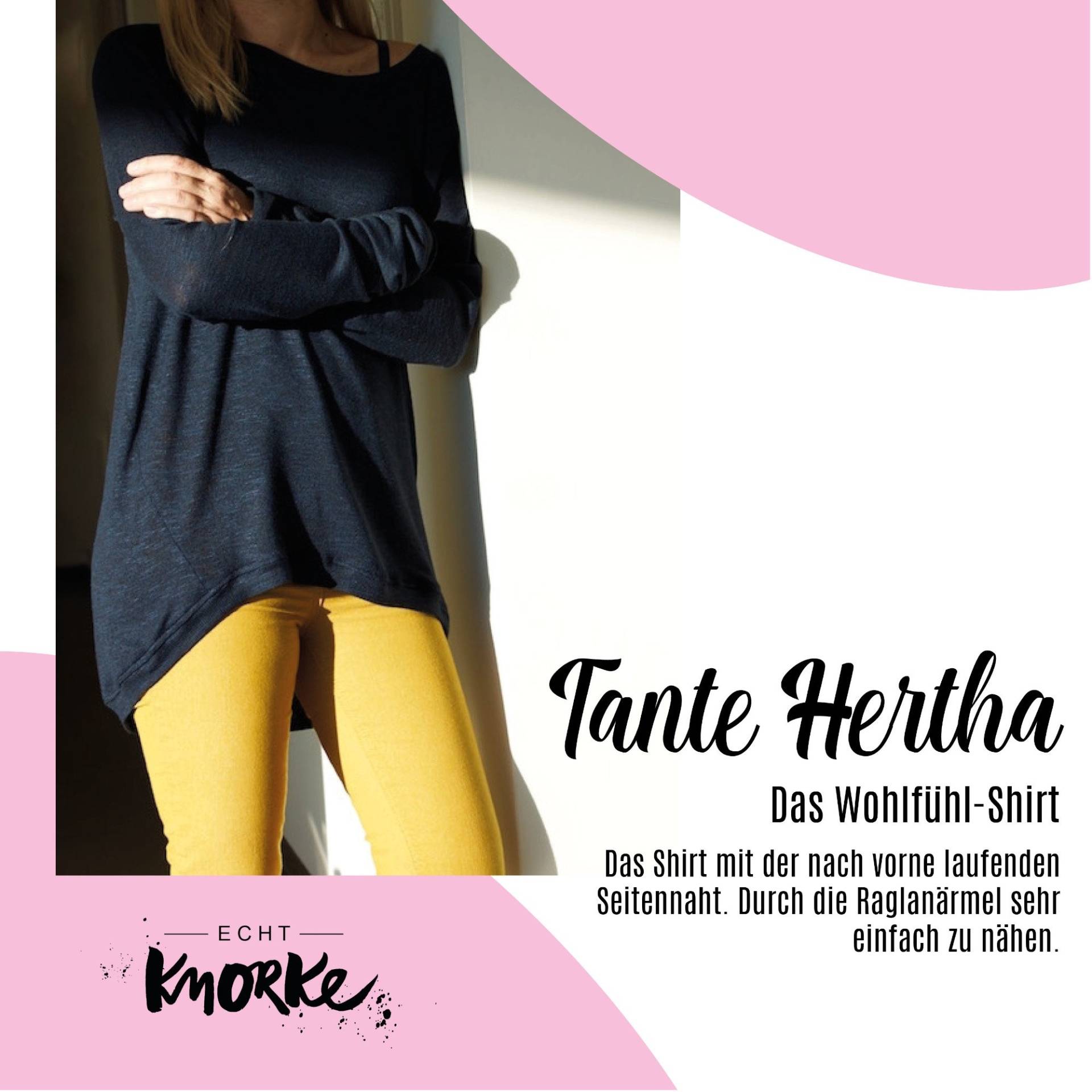 E-Book Echt Knorke Damenshirt Tante Hertha E-Book Echt Knorke Damenshirt Tante Hertha von Stoffe Hemmers