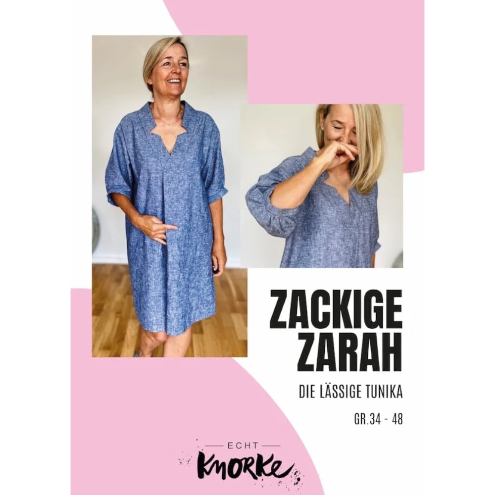 E-Book Echt Knorke Die zackige Zarah Damen Tunika E-Book Echt Knorke Die zackige Zarah Damen Tunika von Stoffe Hemmers