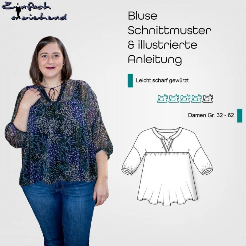 E-Book Einfach anziehend Damen-Bluse Leicht scharf gewürzt von Stoffe Hemmers